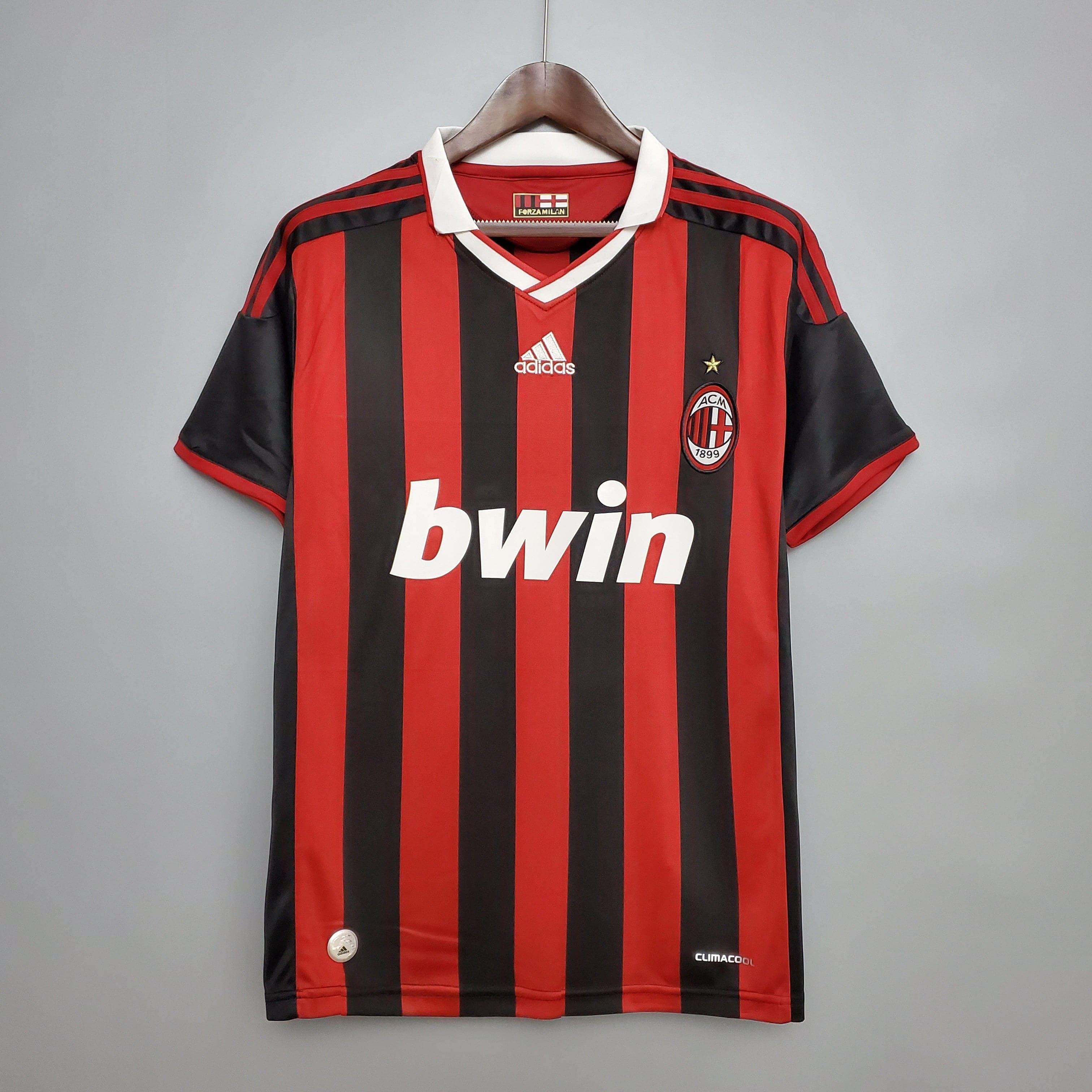 CAMISETA AC MILAN I 09/10 HOMBRE (RETRO) - ZonaCamisetas