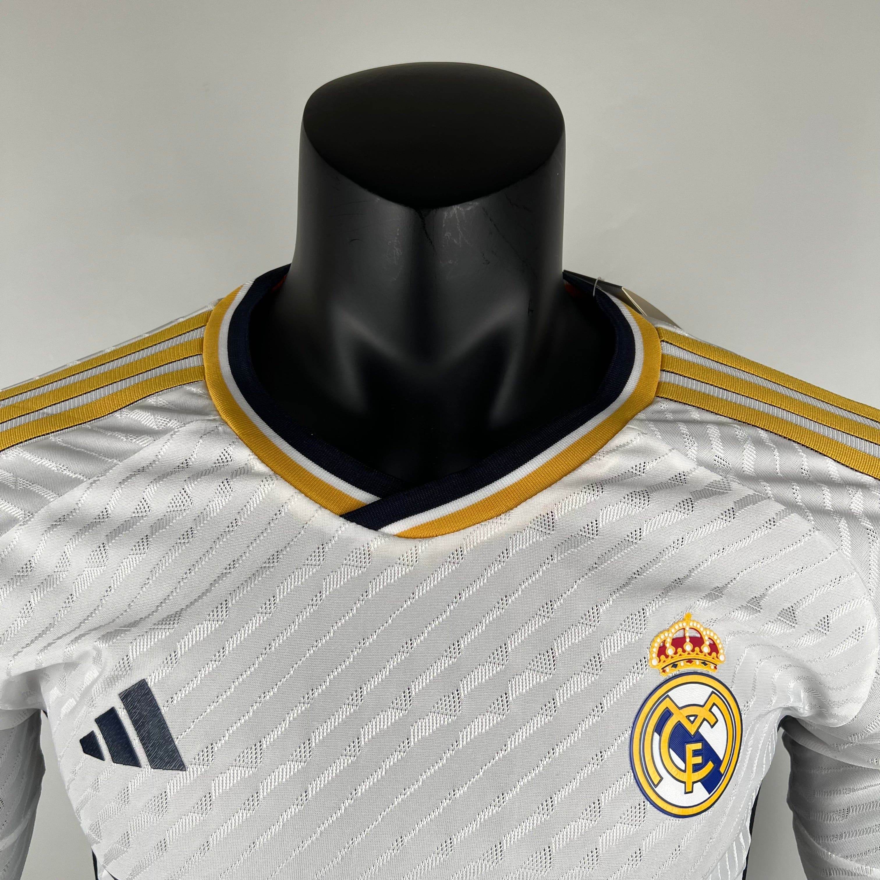 CAMISETA REAL MADRID I 23/24 HOMBRE (VERSION JUGADOR) MANGA LARGA - ZonaCamisetas