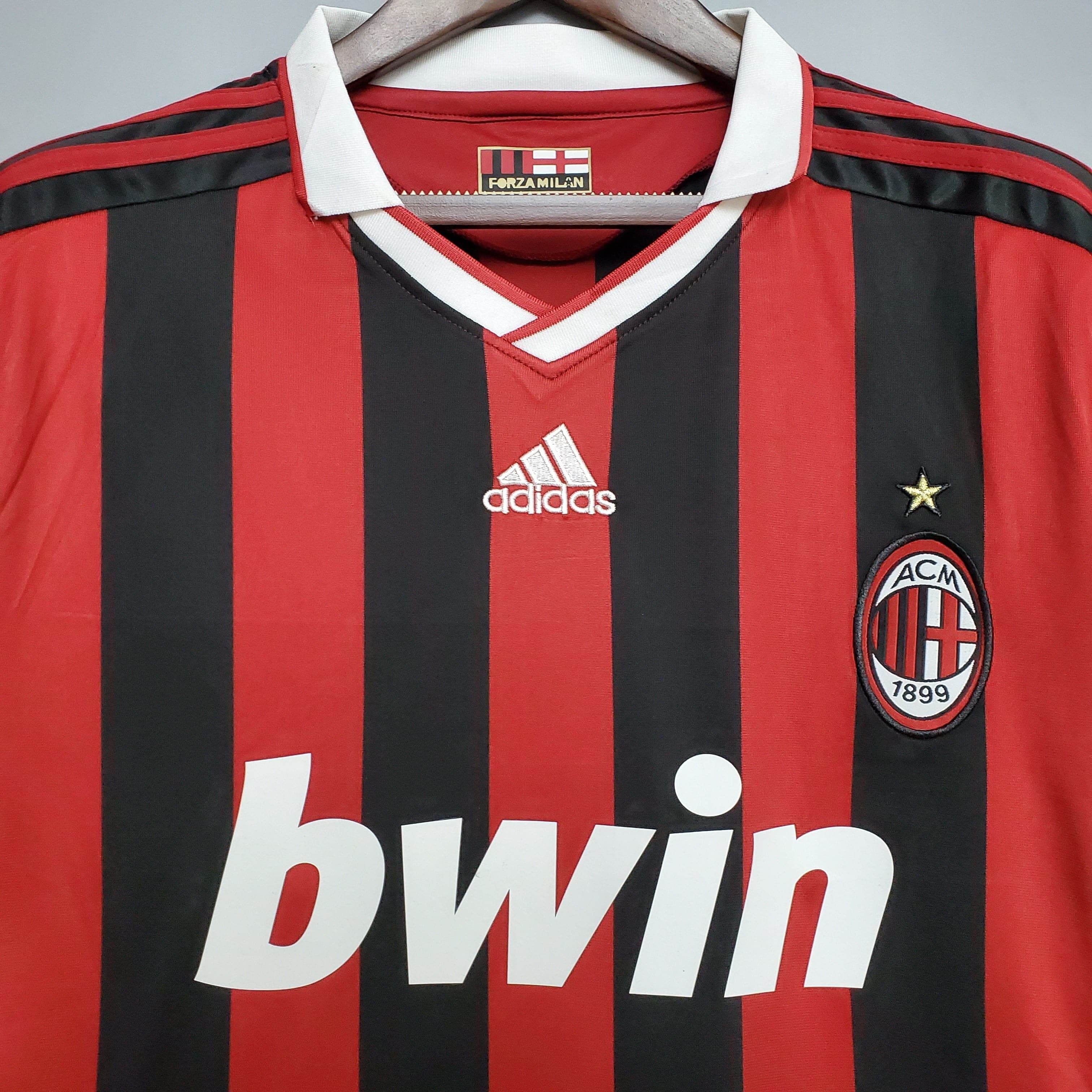 CAMISETA AC MILAN I 09/10 HOMBRE (RETRO) - ZonaCamisetas