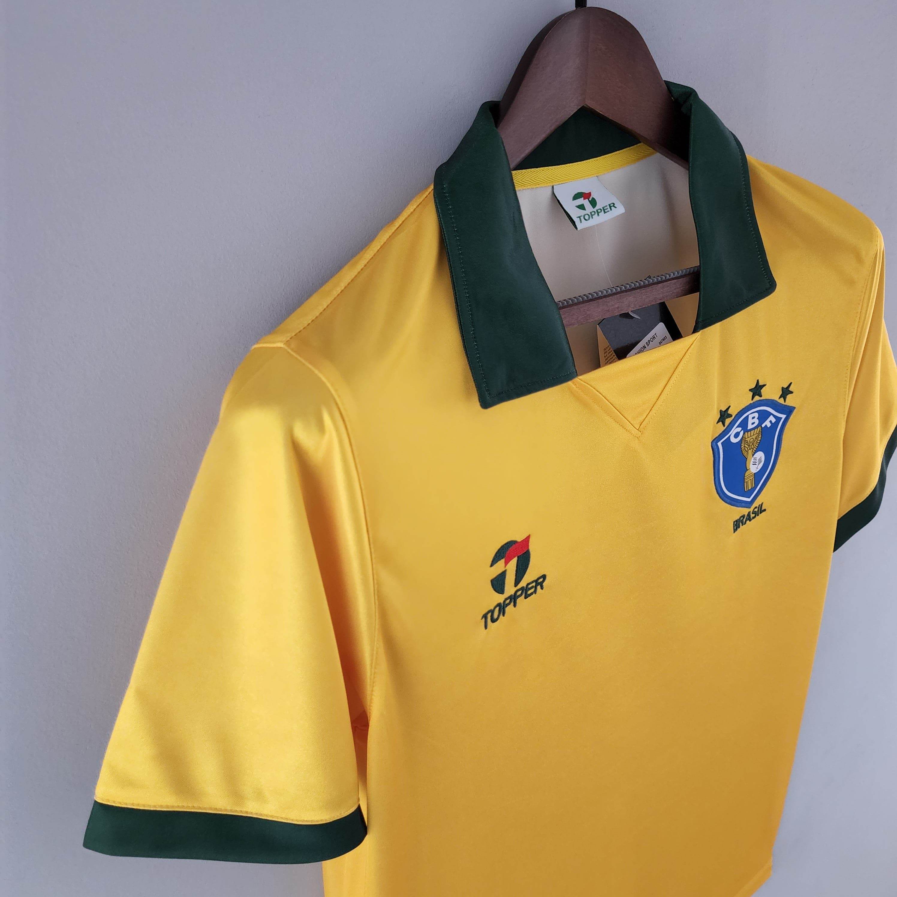 CAMISETA BRASIL I 1988 HOMBRE (RETRO) - ZonaCamisetas