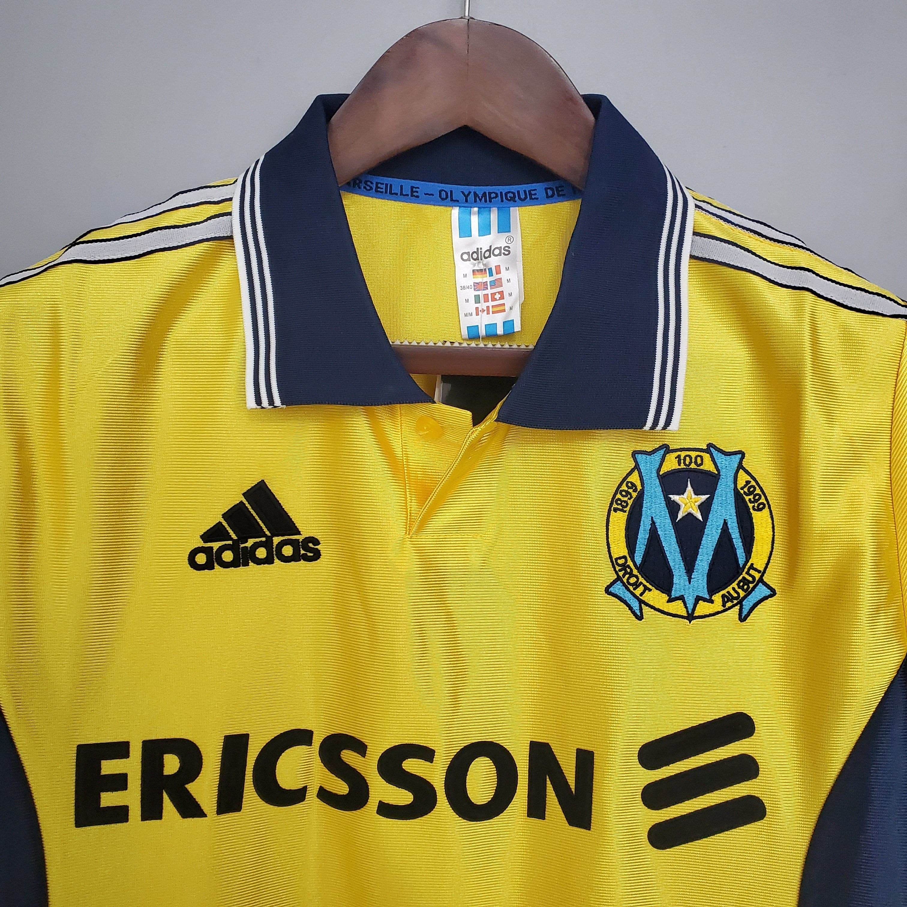 CAMISETA OLYMPIQUE MARSEILLE V 98/99 HOMBRE (RETRO) - ZonaCamisetas