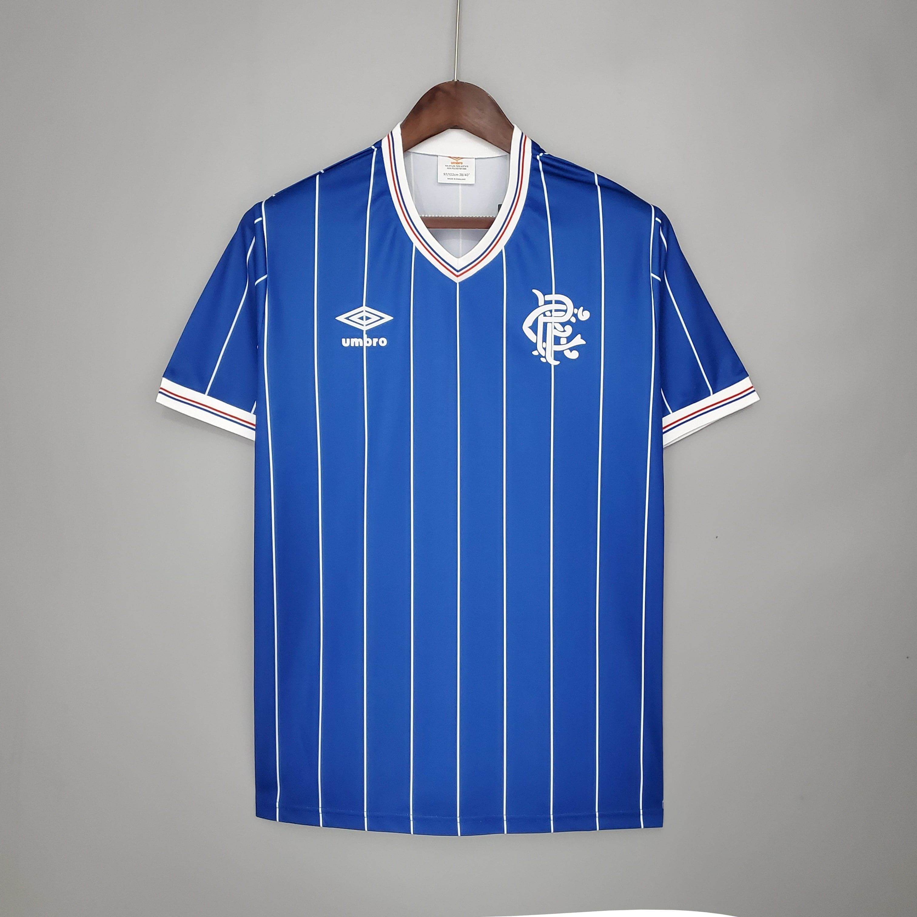 CAMISETA RANGERS I 82/83 HOMBRE (RETRO) - ZonaCamisetas