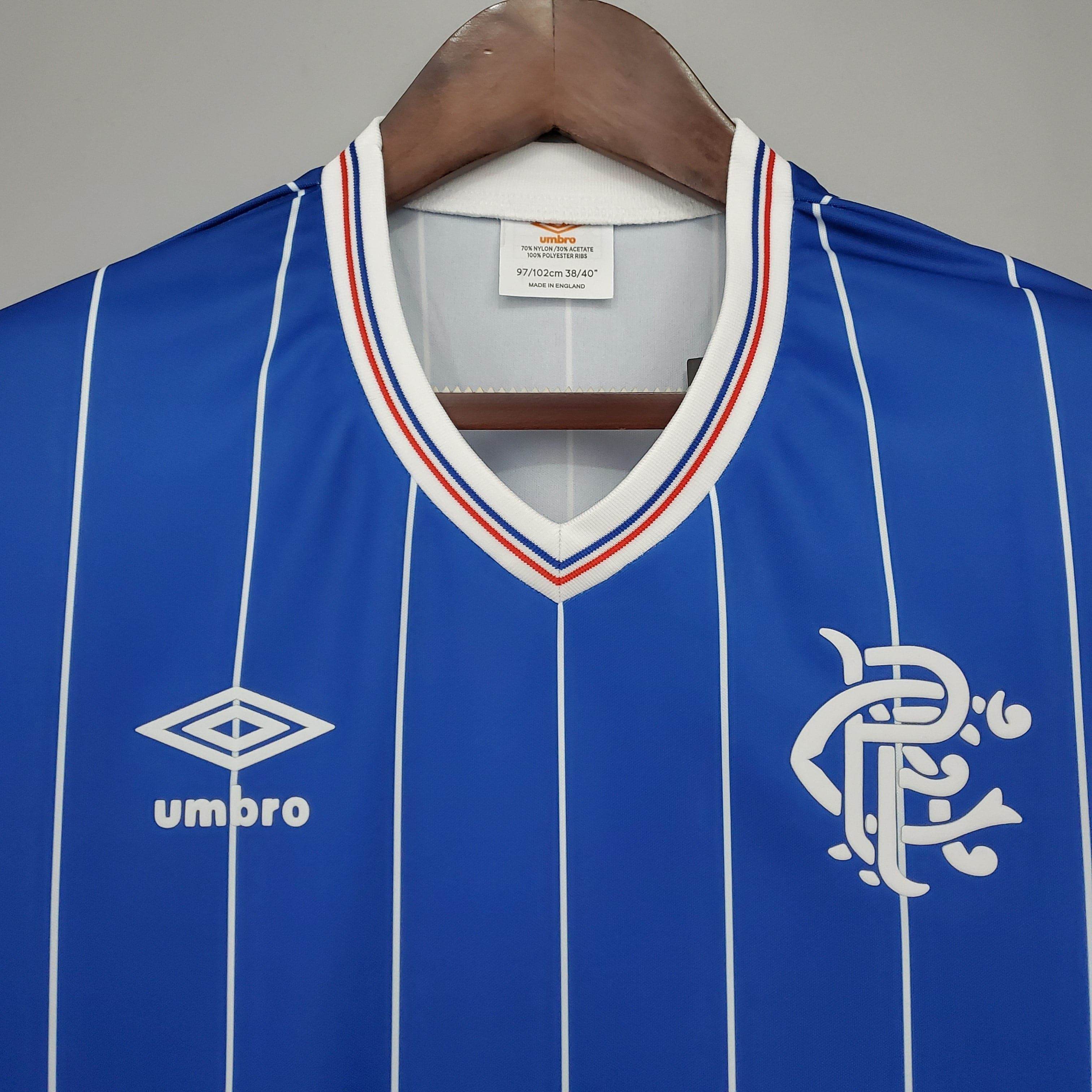 CAMISETA RANGERS I 82/83 HOMBRE (RETRO) - ZonaCamisetas