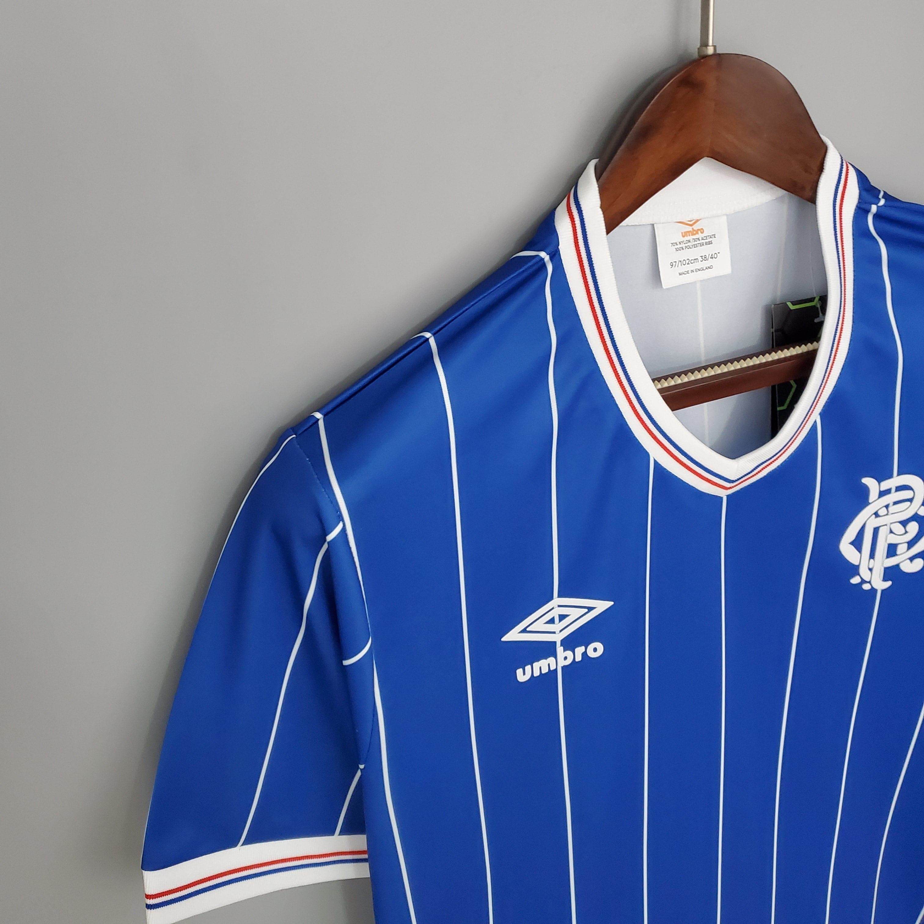 CAMISETA RANGERS I 82/83 HOMBRE (RETRO) - ZonaCamisetas