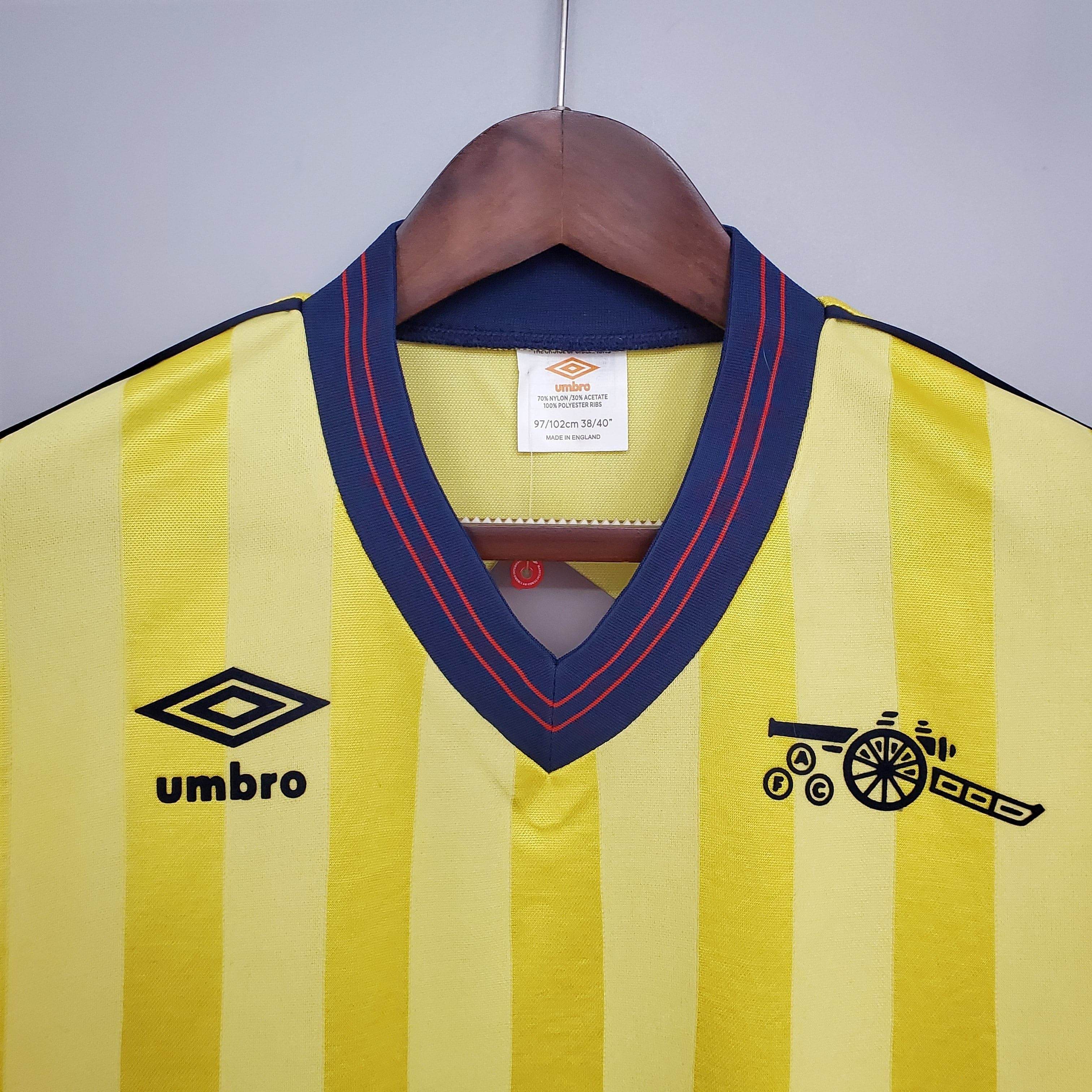 CAMISETA ARSENAL 83/86 II HOMBRE (RETRO) - ZonaCamisetas