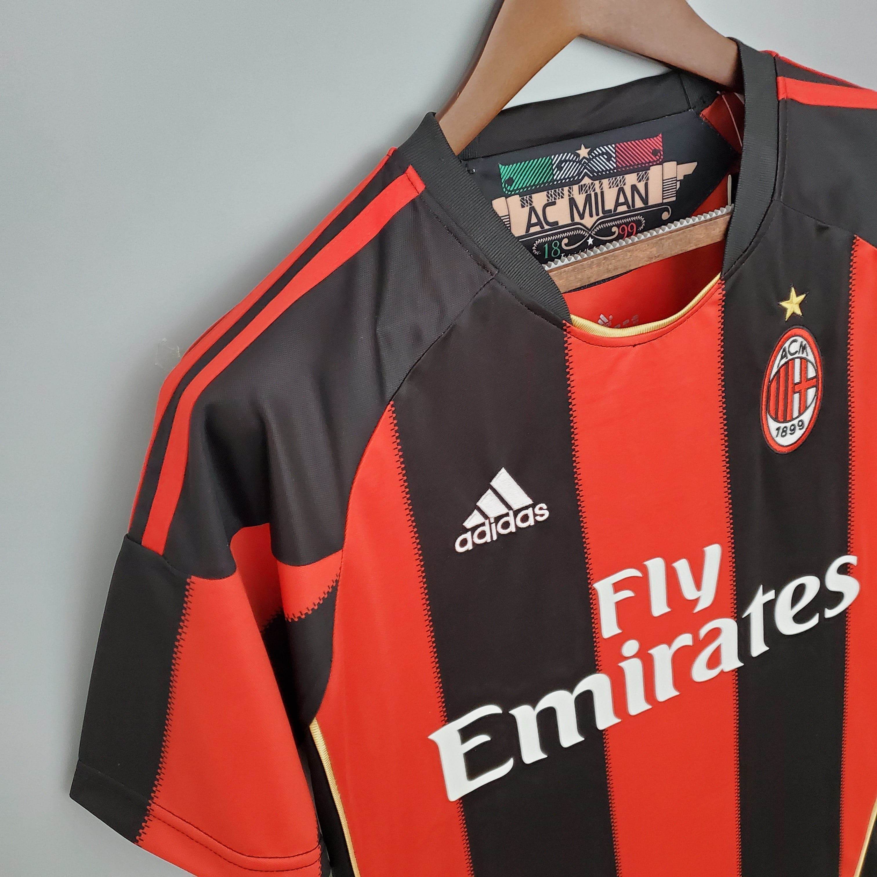CAMISETA AC MILAN X 10/11 HOMBRE (RETRO) - ZonaCamisetas