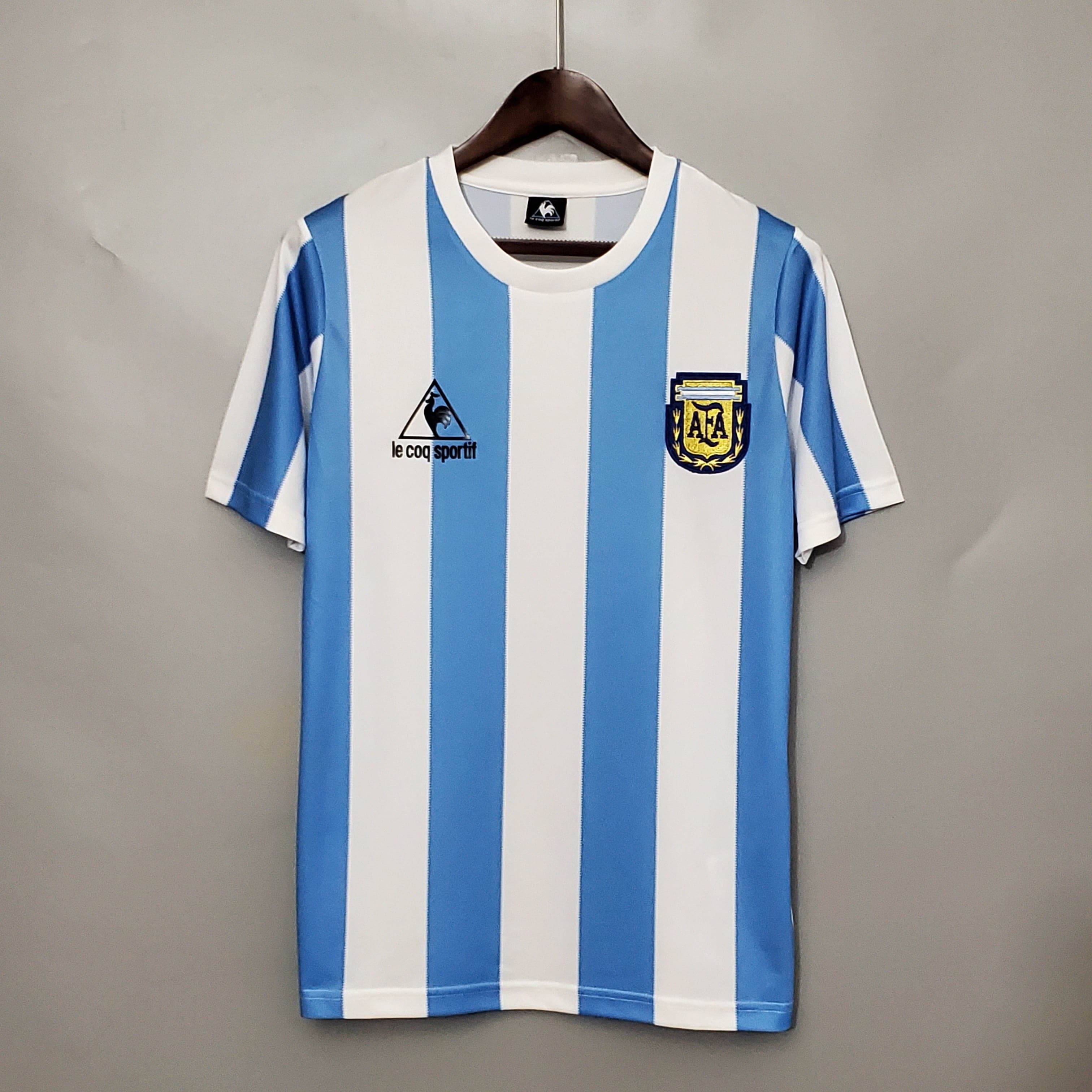 CAMISETA ARGENTINA I 86/87 HOMBRE (RETRO) - ZonaCamisetas