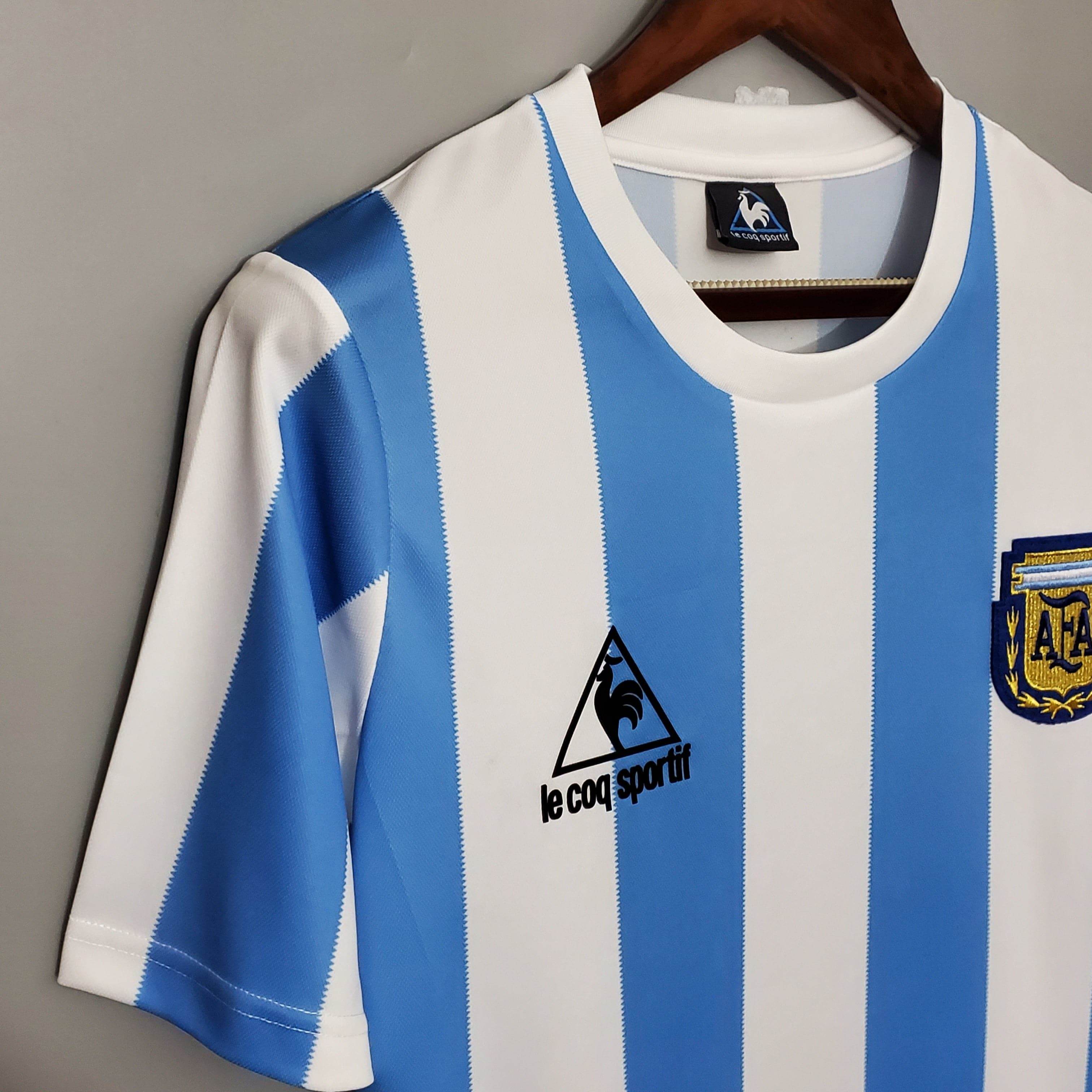CAMISETA ARGENTINA I 86/87 HOMBRE (RETRO) - ZonaCamisetas