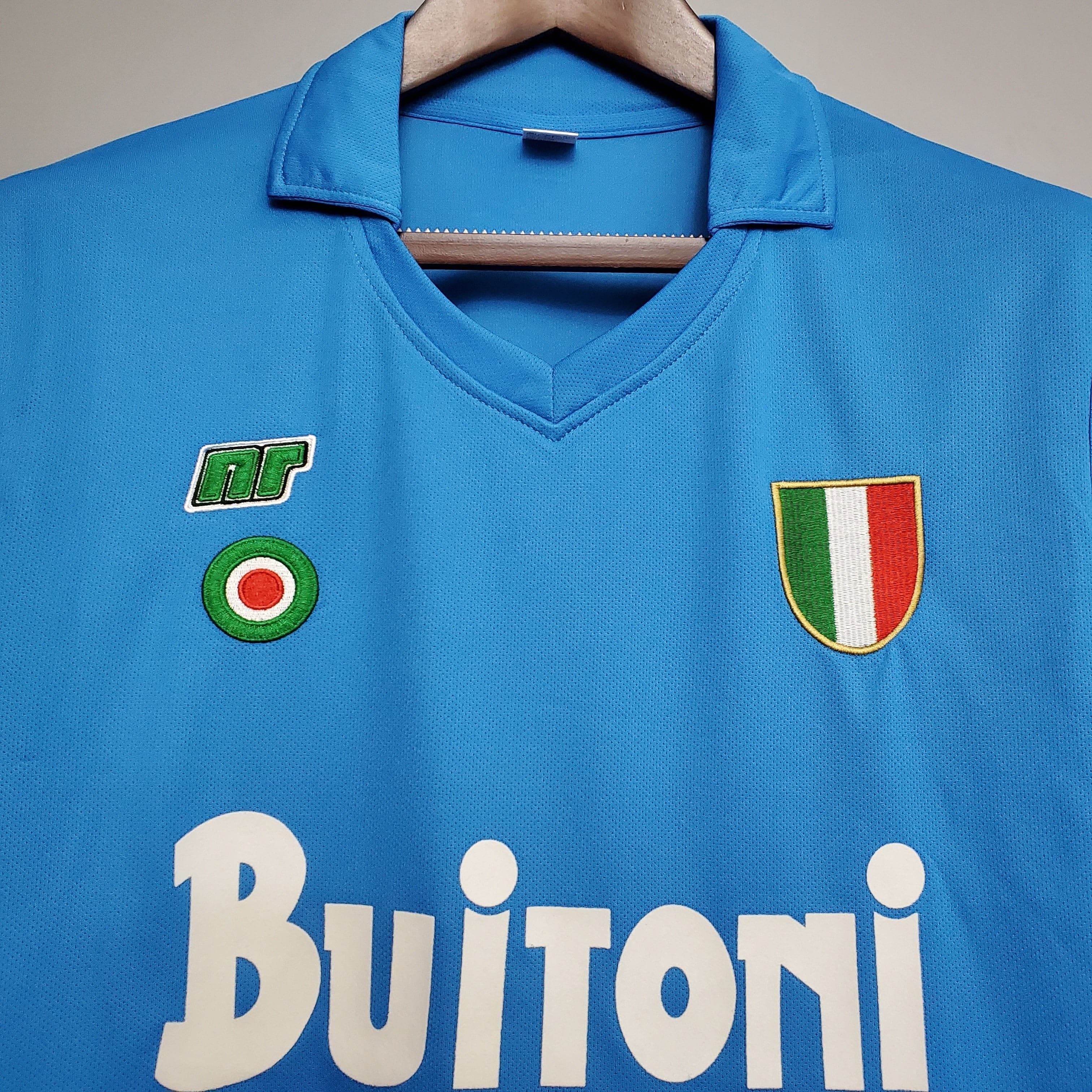 CAMISETA NAPOLI I 87/88 HOMBRE (RETRO) - ZonaCamisetas
