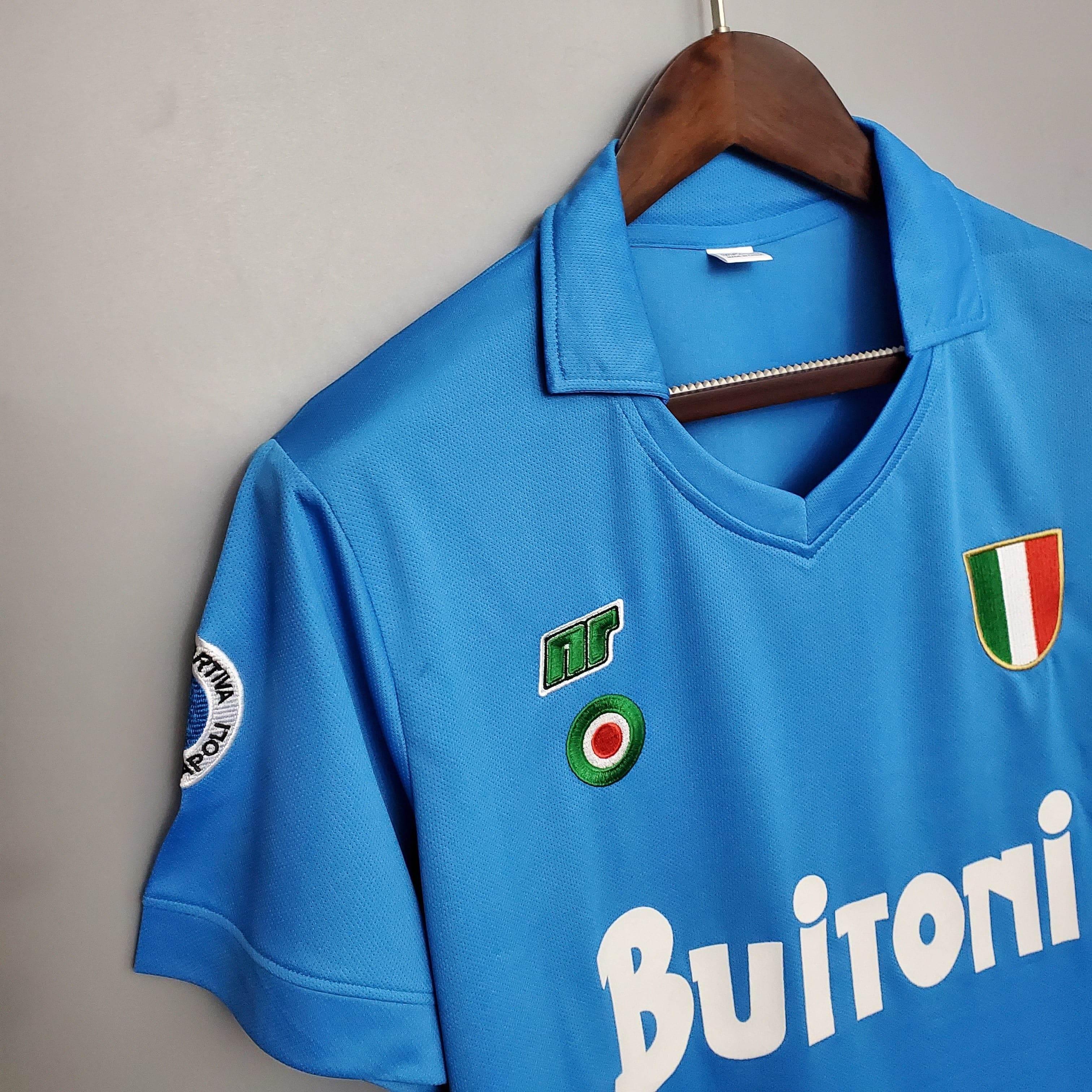 CAMISETA NAPOLI I 87/88 HOMBRE (RETRO) - ZonaCamisetas
