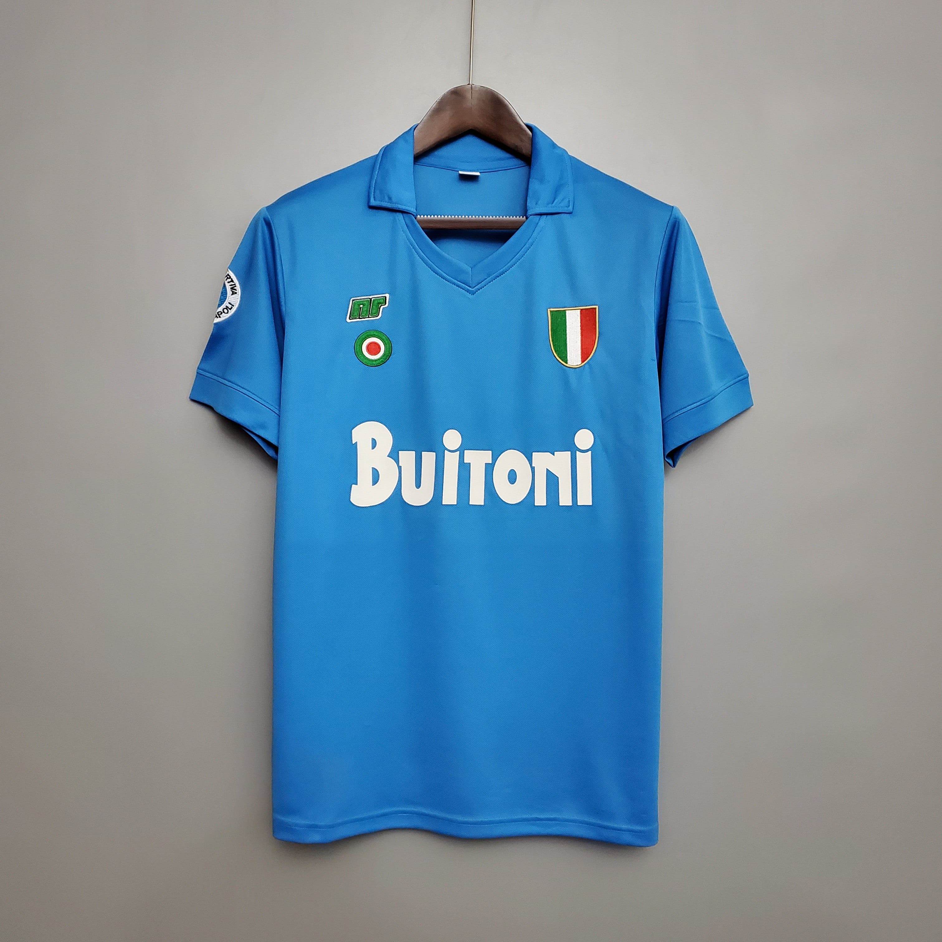 CAMISETA NAPOLI I 87/88 HOMBRE (RETRO) - ZonaCamisetas