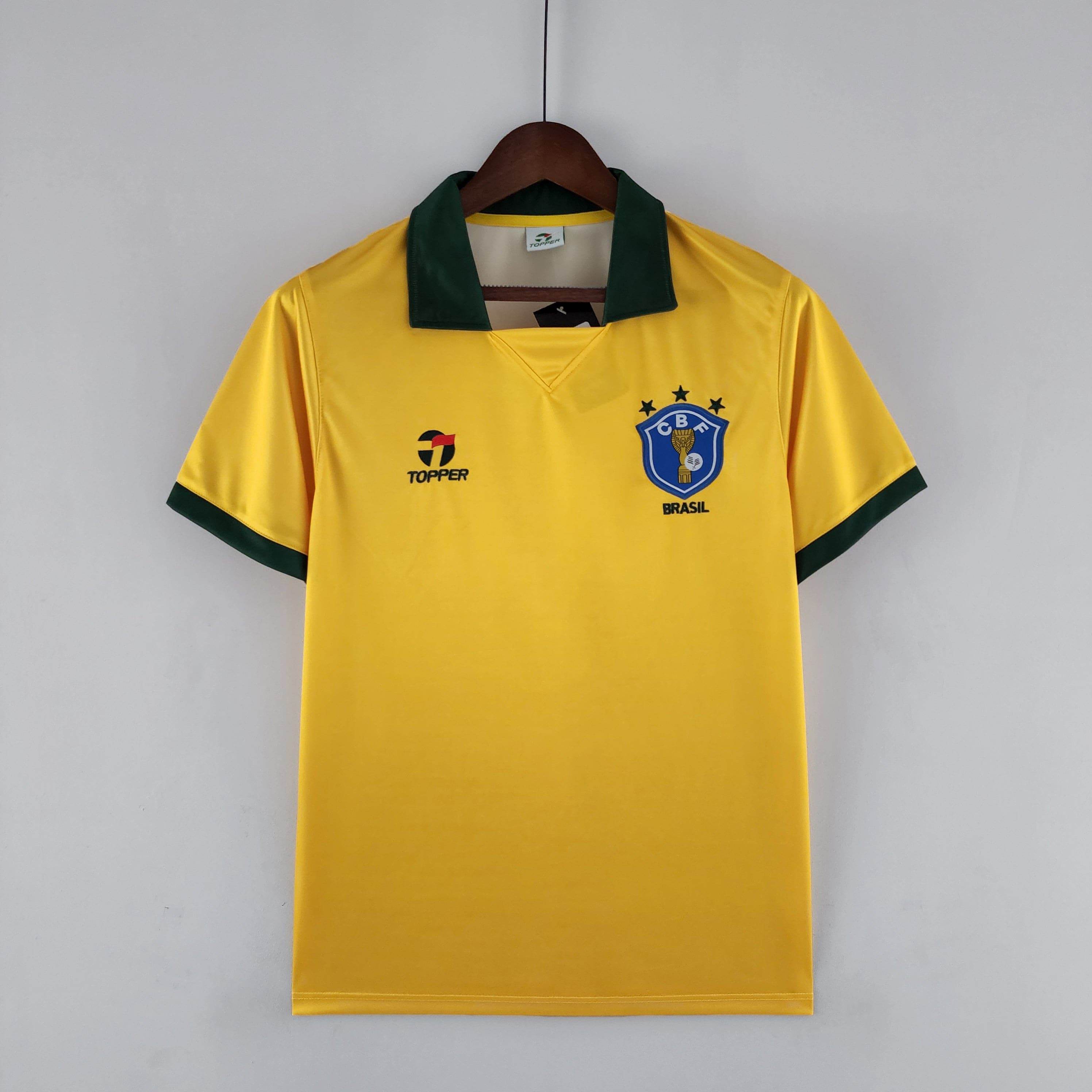 CAMISETA BRASIL I 1988 HOMBRE (RETRO) - ZonaCamisetas