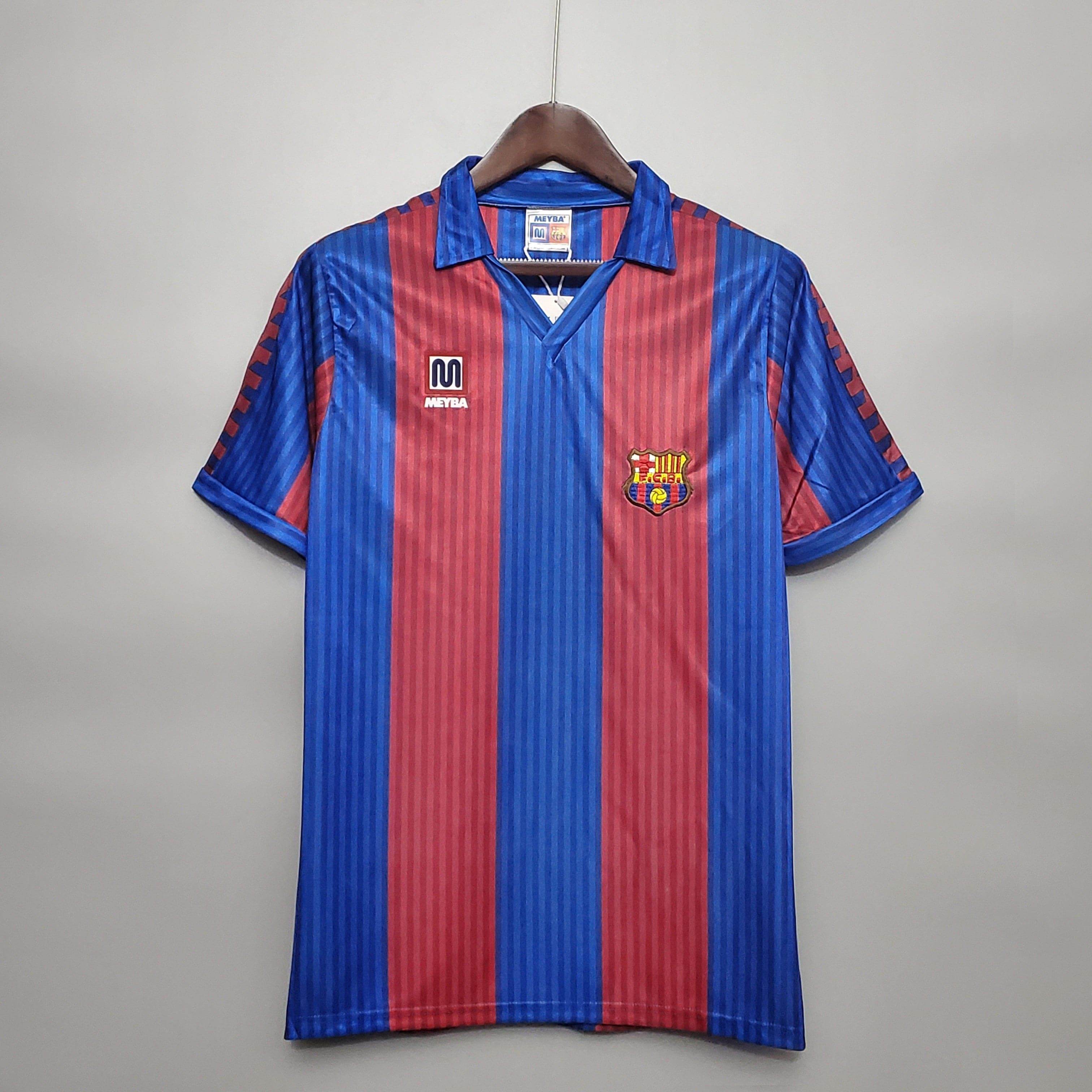 CAMISETA BARCELONA I 90/91 HOMBRE (RETRO) - ZonaCamisetas