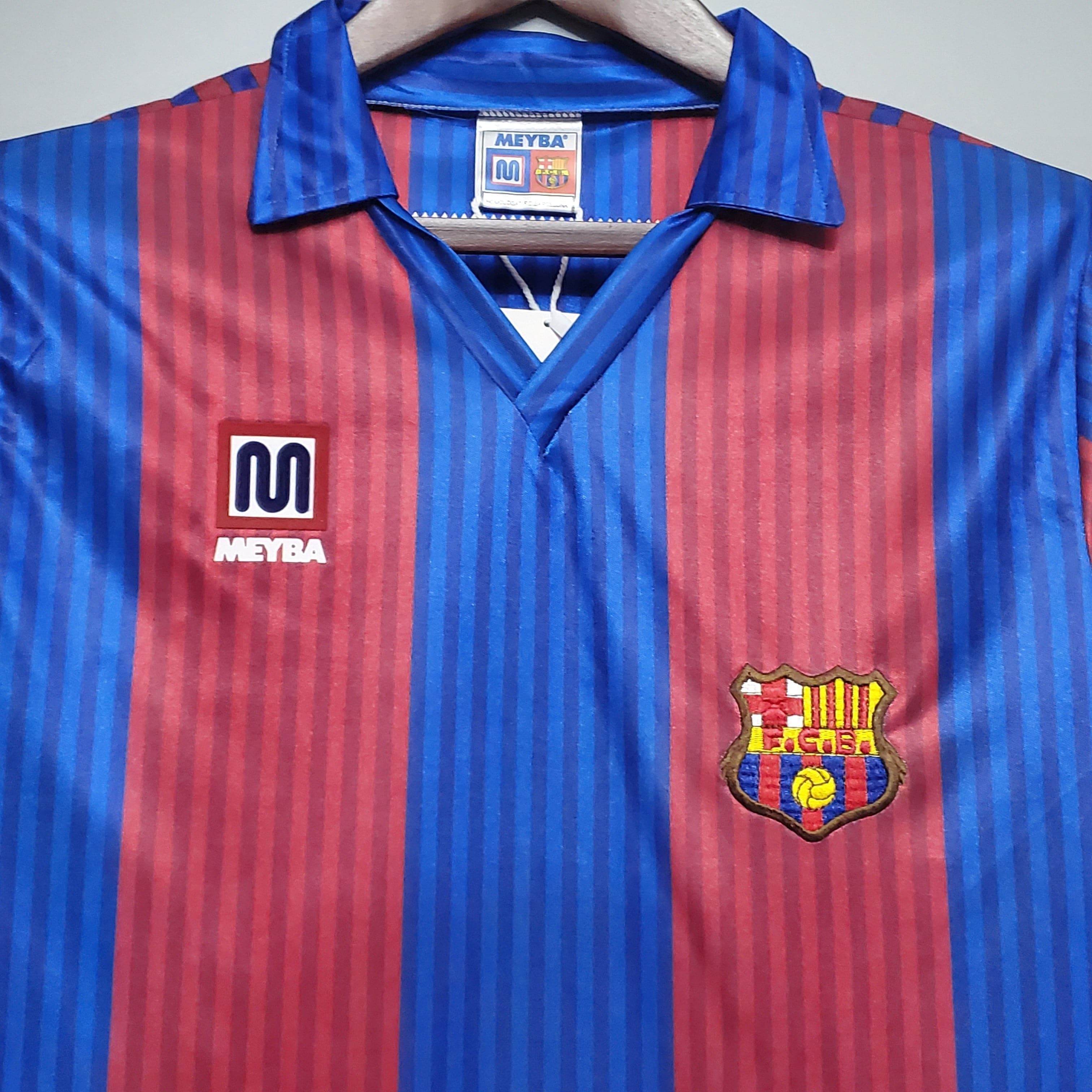 CAMISETA BARCELONA I 90/91 HOMBRE (RETRO) - ZonaCamisetas