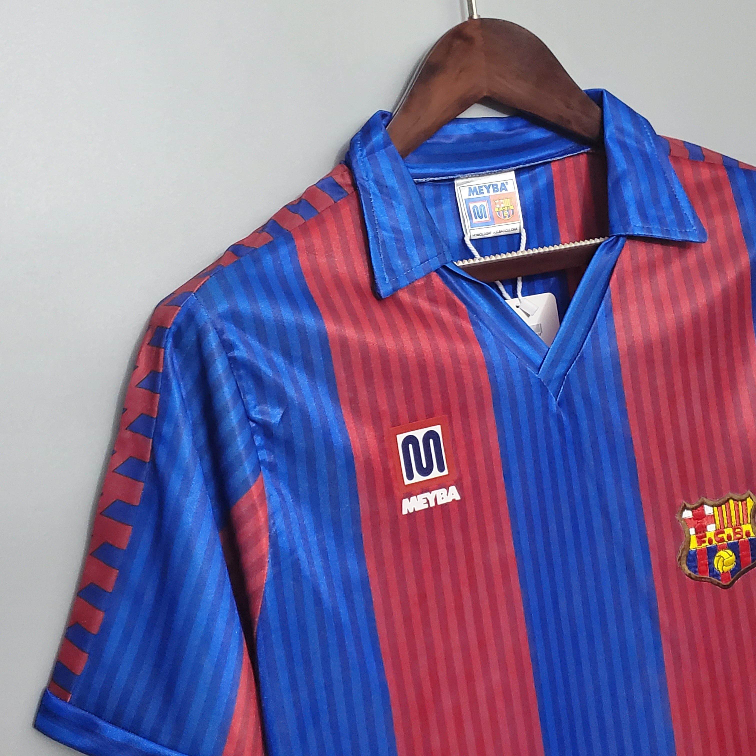 CAMISETA BARCELONA I 90/91 HOMBRE (RETRO) - ZonaCamisetas