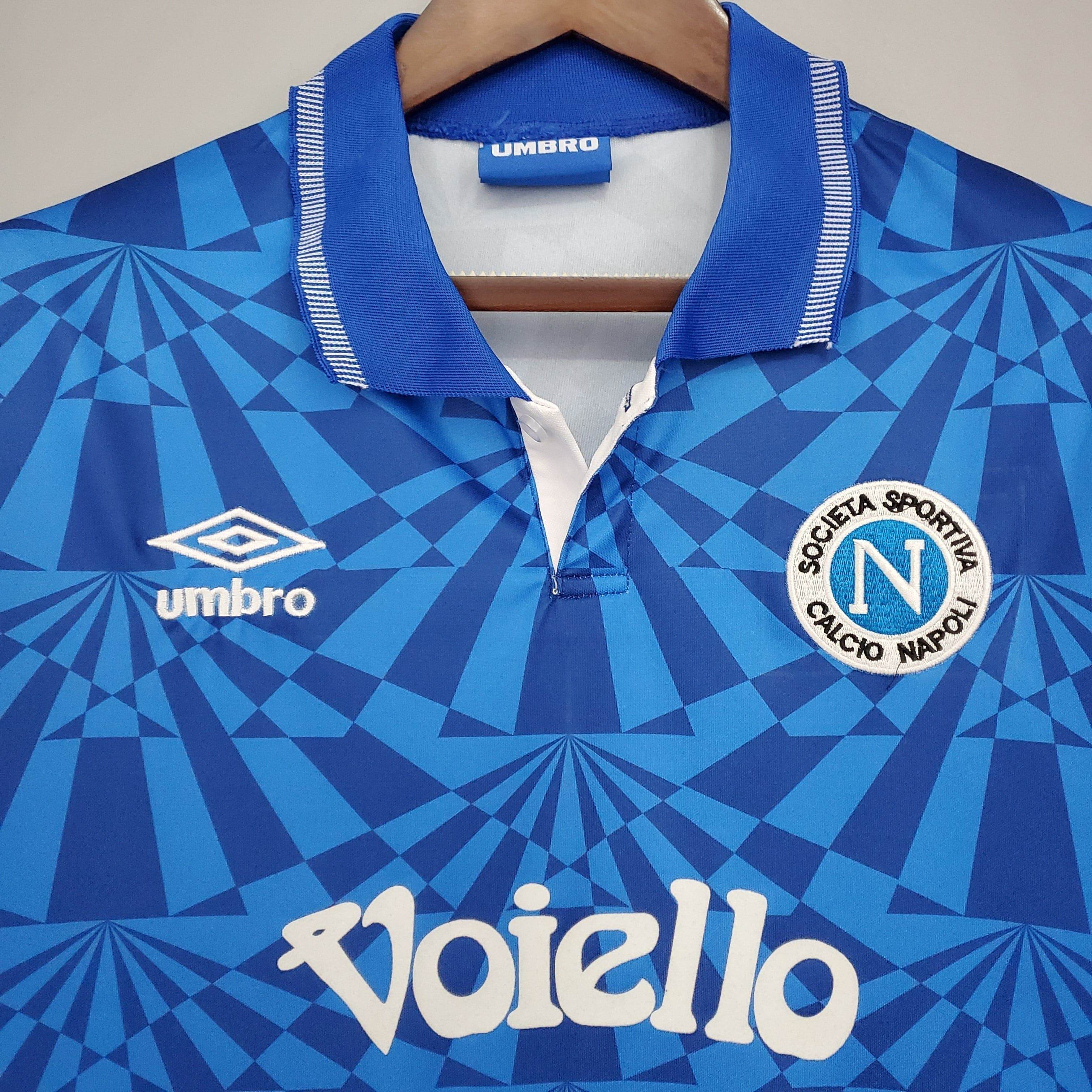 CAMISETA NAPOLI I 91/92 HOMBRE (RETRO) - ZonaCamisetas