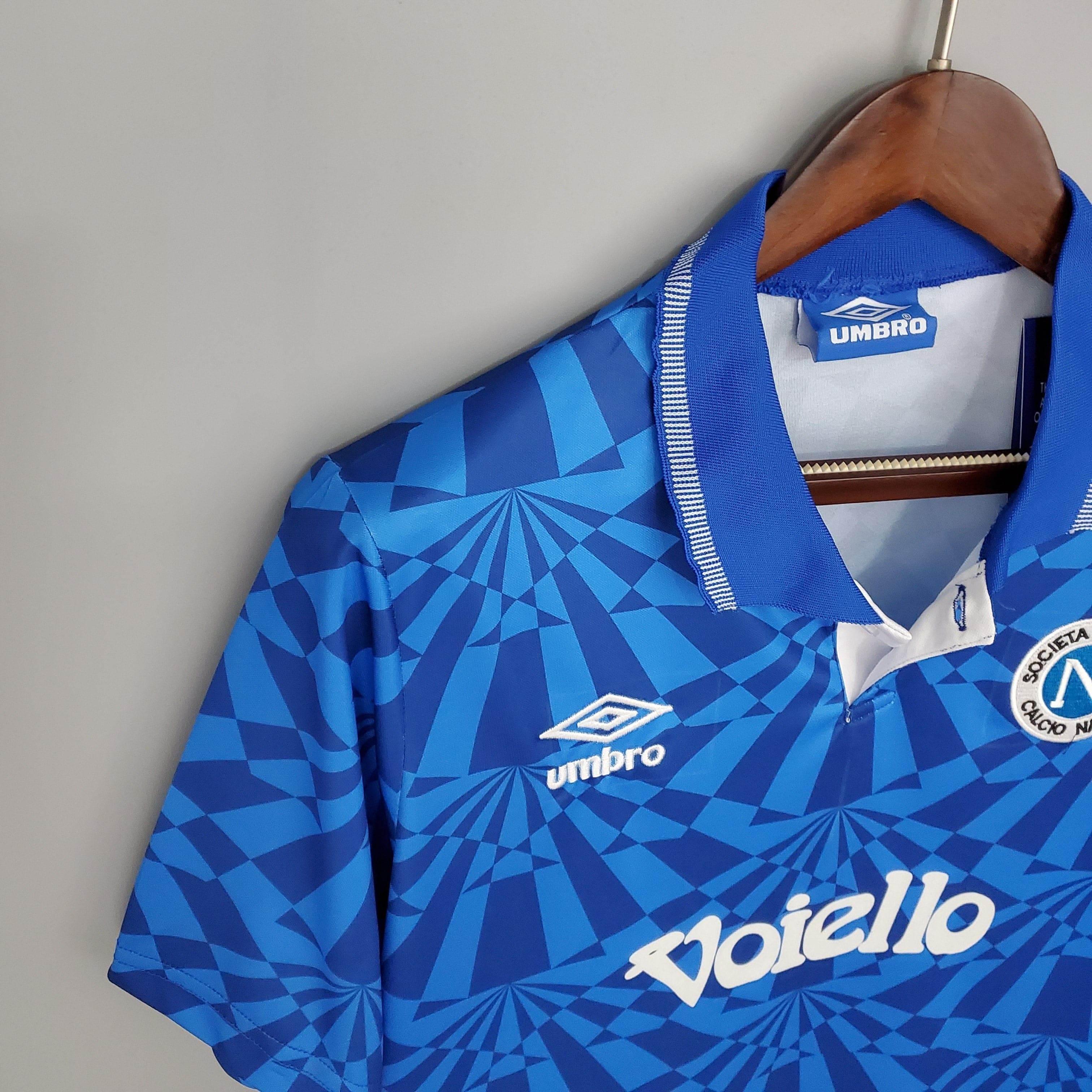CAMISETA NAPOLI I 91/92 HOMBRE (RETRO) - ZonaCamisetas