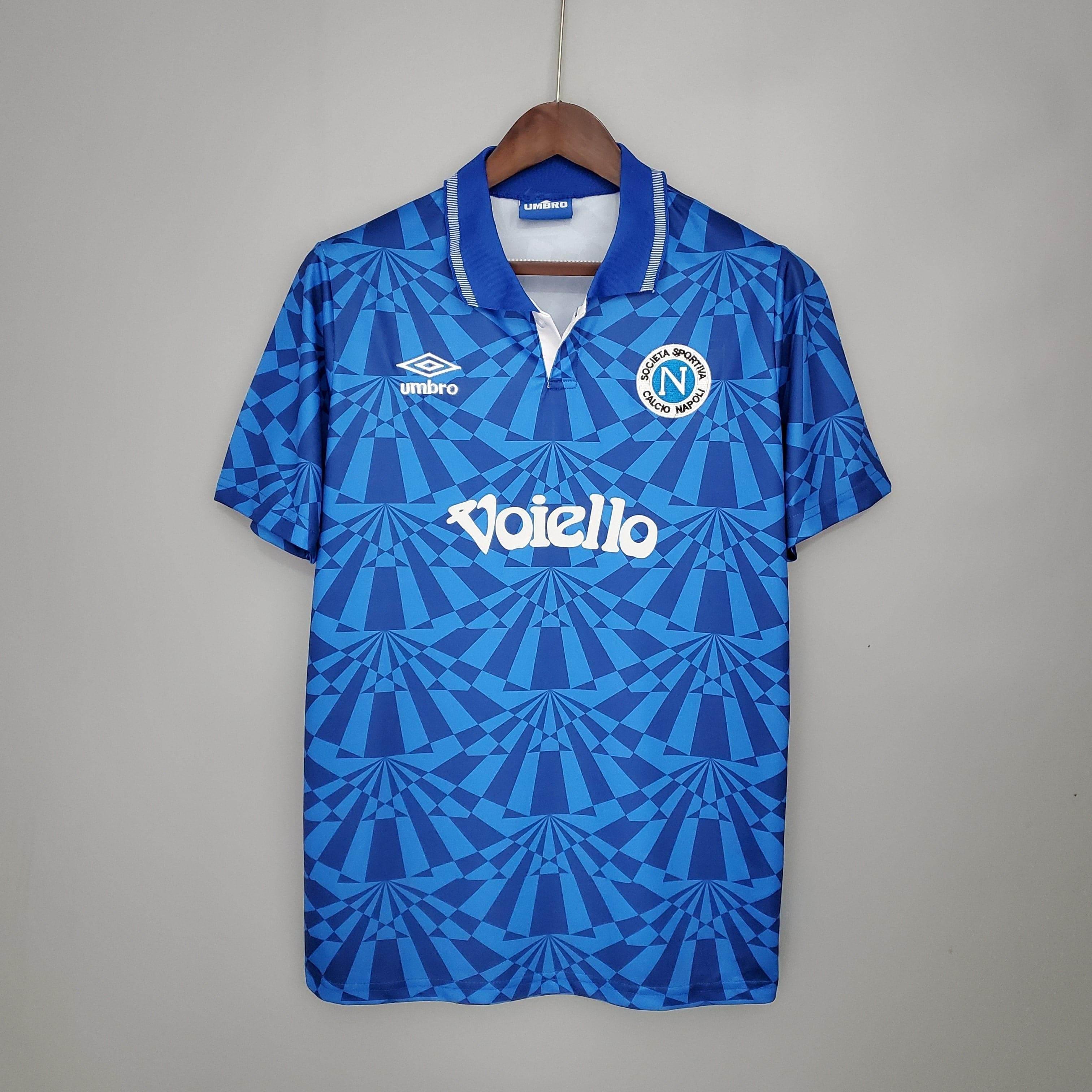 CAMISETA NAPOLI I 91/92 HOMBRE (RETRO) - ZonaCamisetas