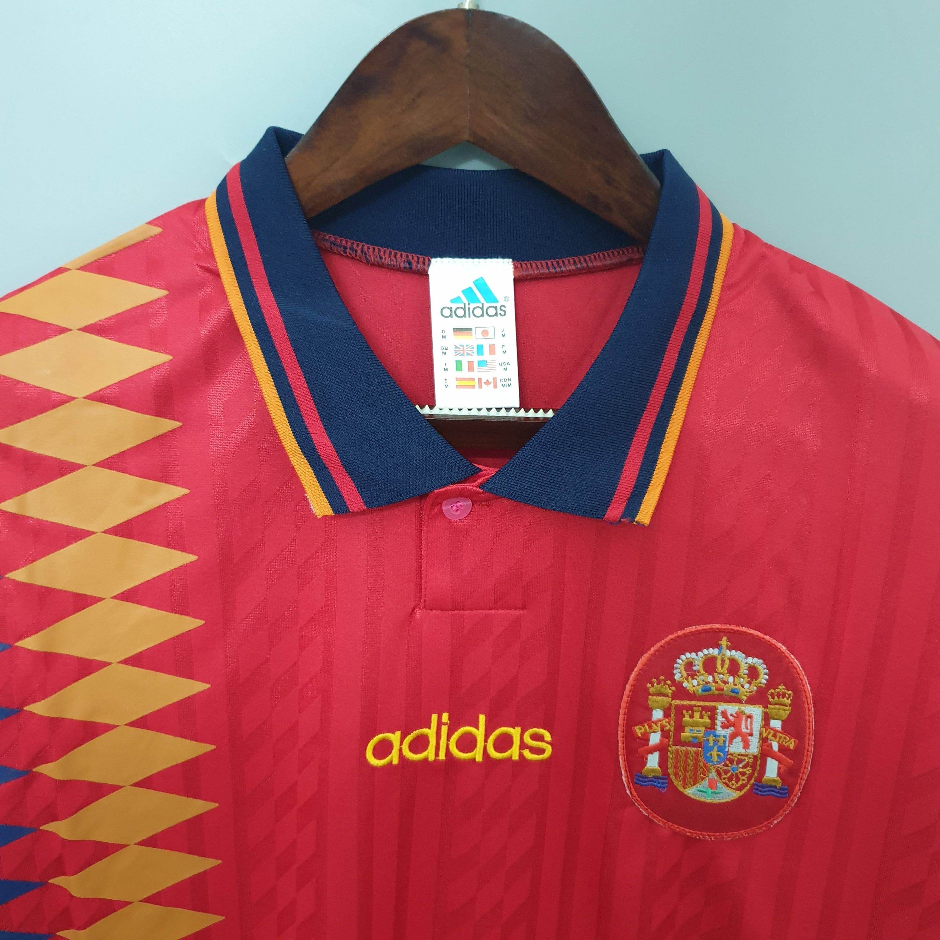 CAMISETA ESPAÑA l 1994 HOMBRE (RETRO) - ZonaCamisetas