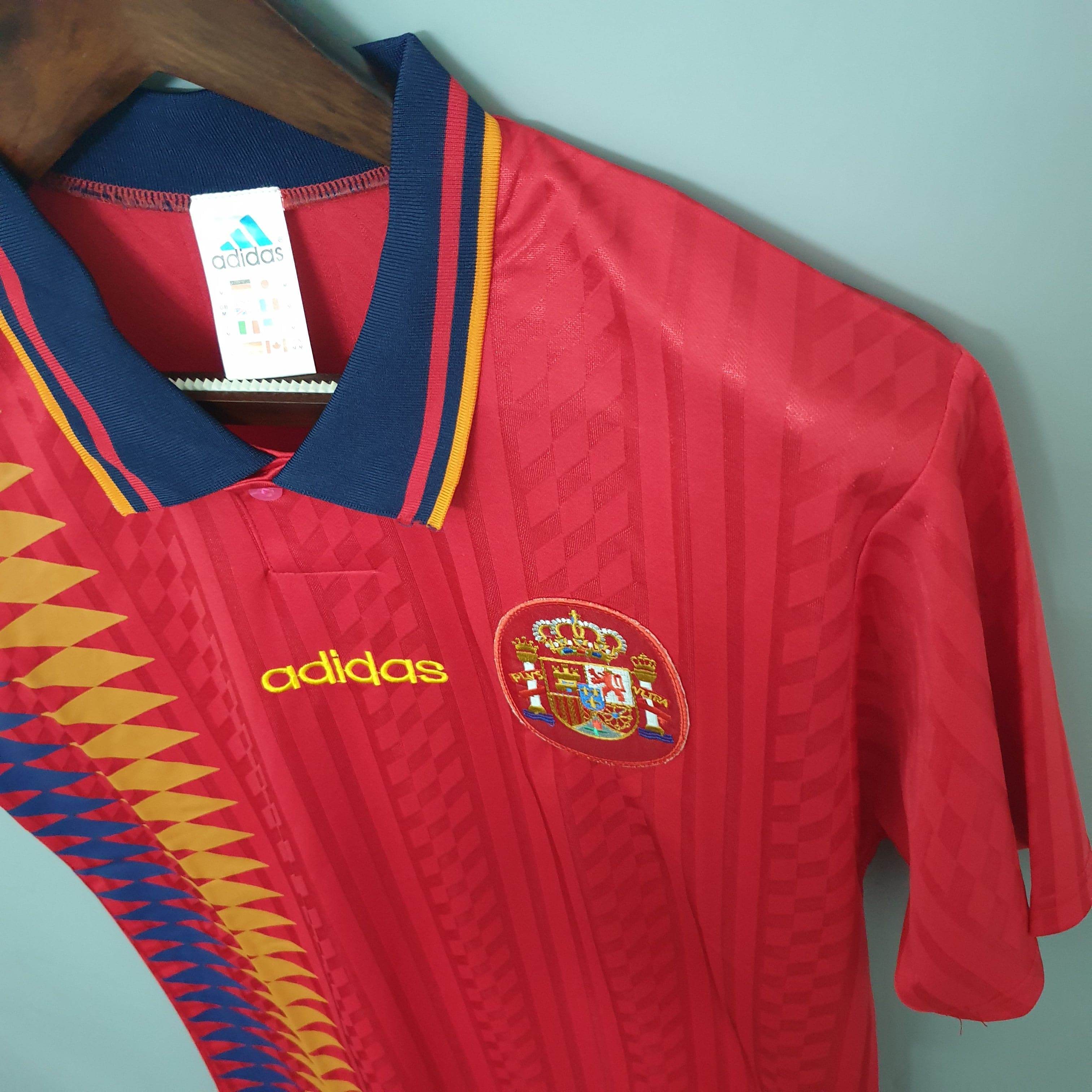CAMISETA ESPAÑA l 1994 HOMBRE (RETRO) - ZonaCamisetas