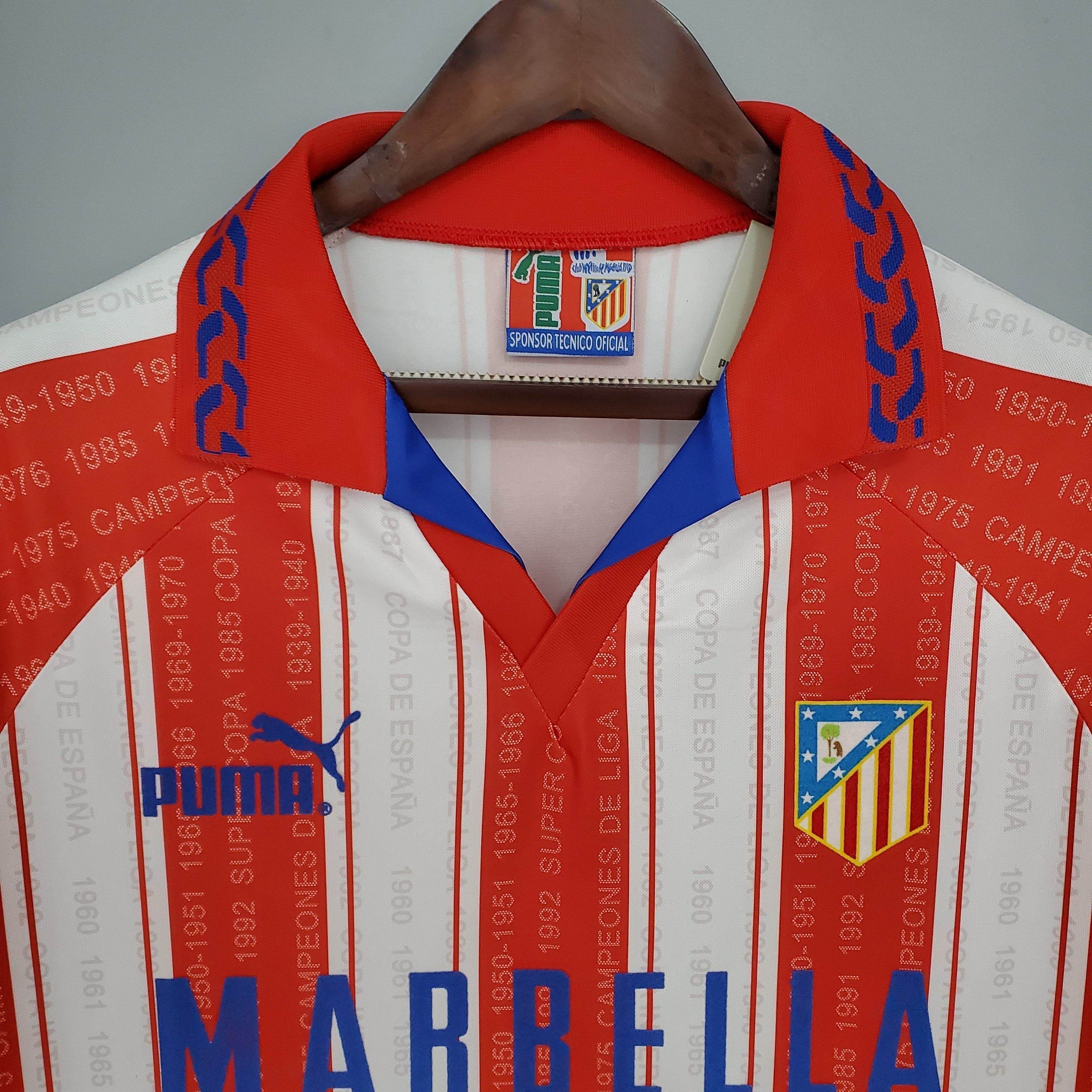 CAMISETA ATLÉTICO DE MADRID I 95/96 HOMBRE (RETRO) - ZonaCamisetas