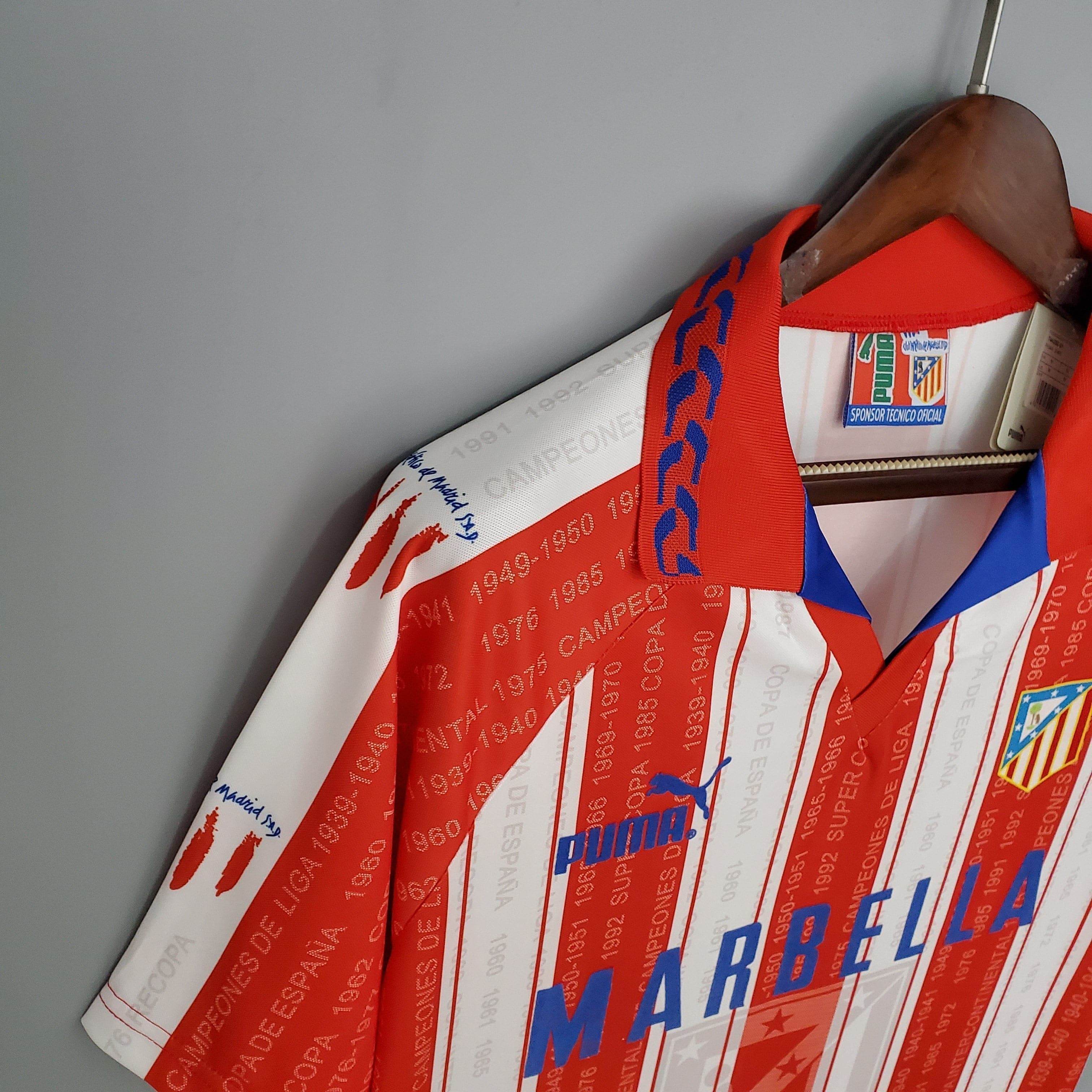 CAMISETA ATLÉTICO DE MADRID I 95/96 HOMBRE (RETRO) - ZonaCamisetas