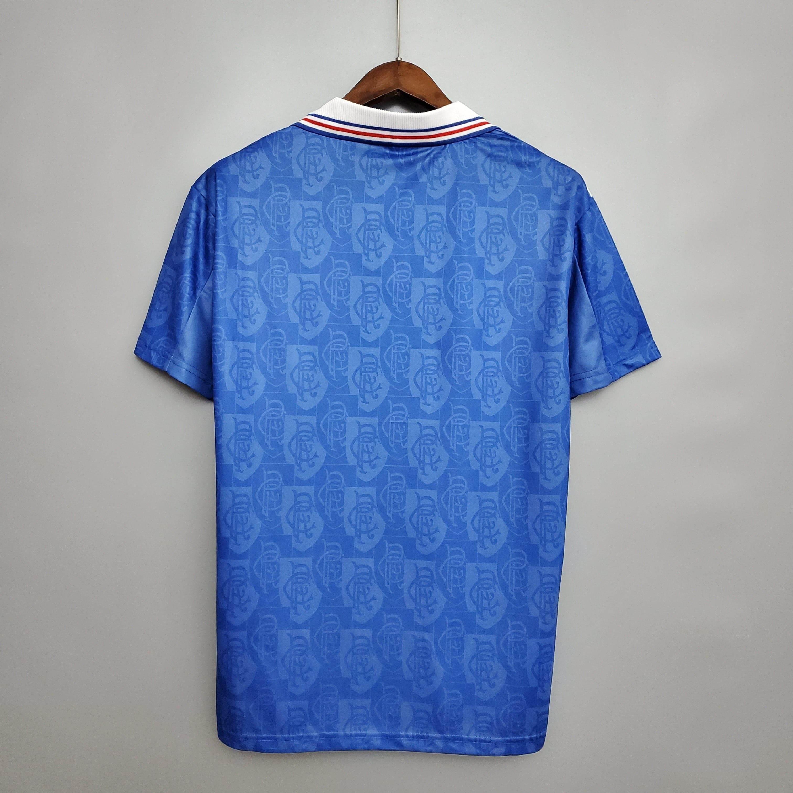 CAMISETA RANGERS I 96/97 HOMBRE (RETRO) - ZonaCamisetas