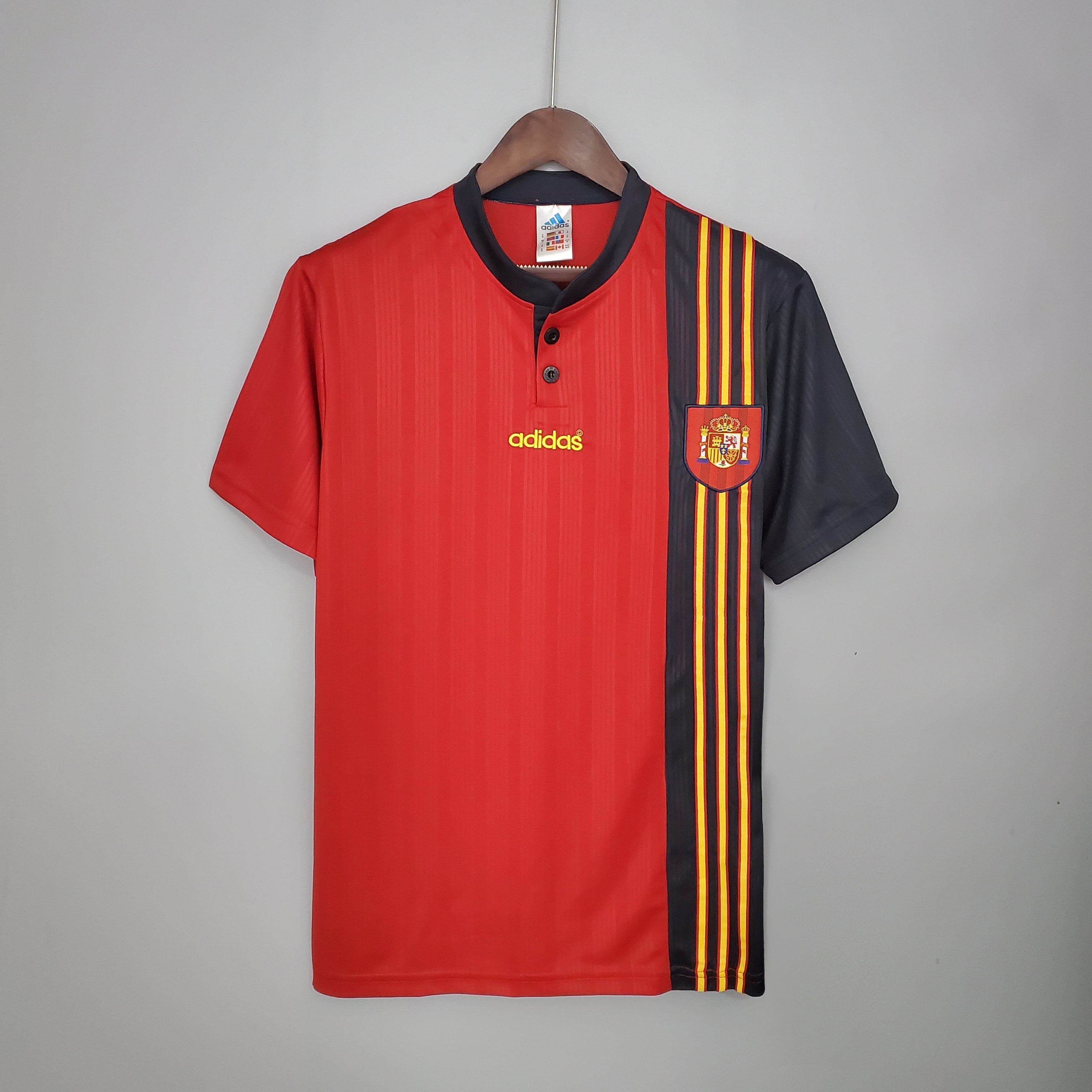 CAMISETA ESPAÑA l 1996 HOMBRE (RETRO) - ZonaCamisetas
