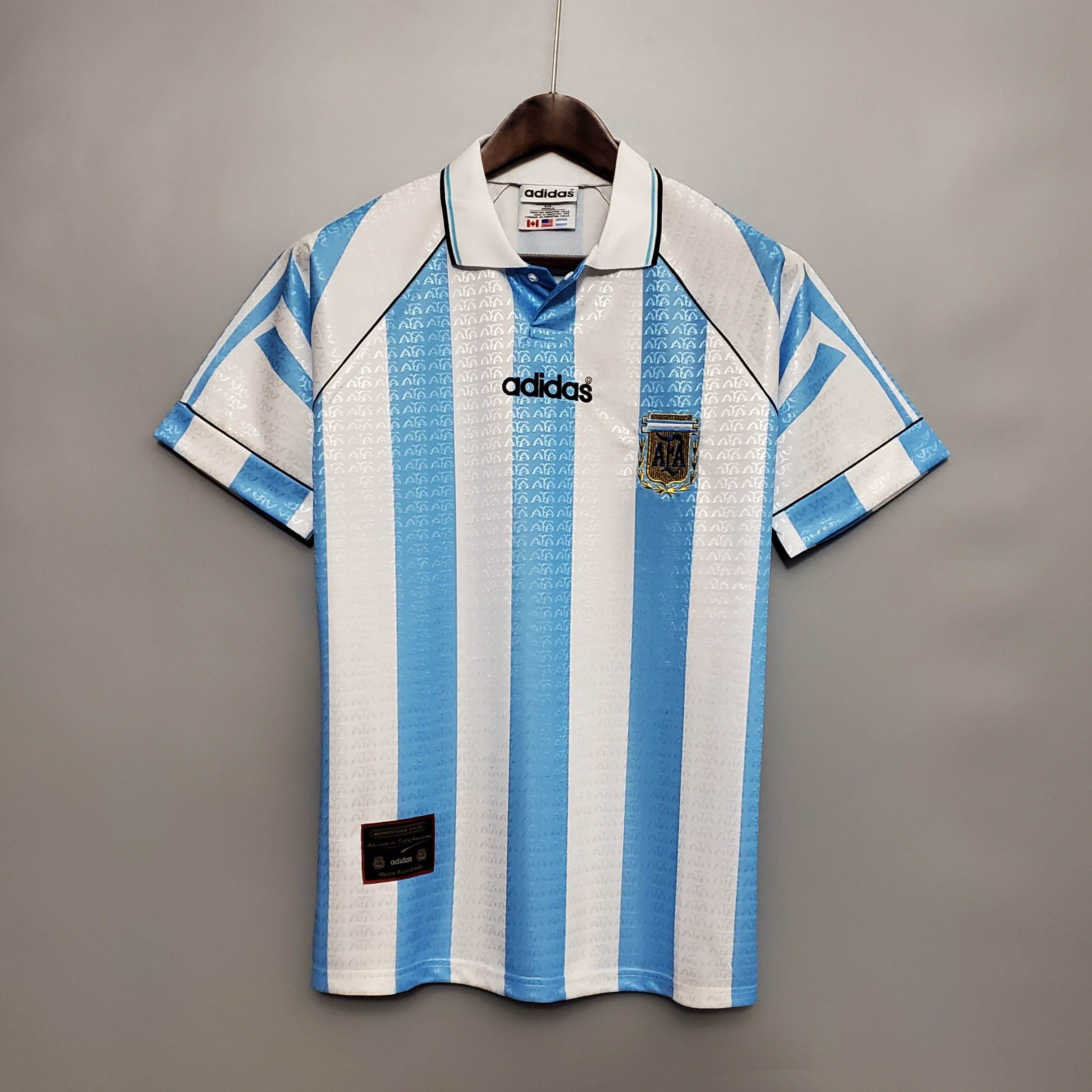 CAMISETA ARGENTINA I 96/97 HOMBRE (RETRO) - ZonaCamisetas