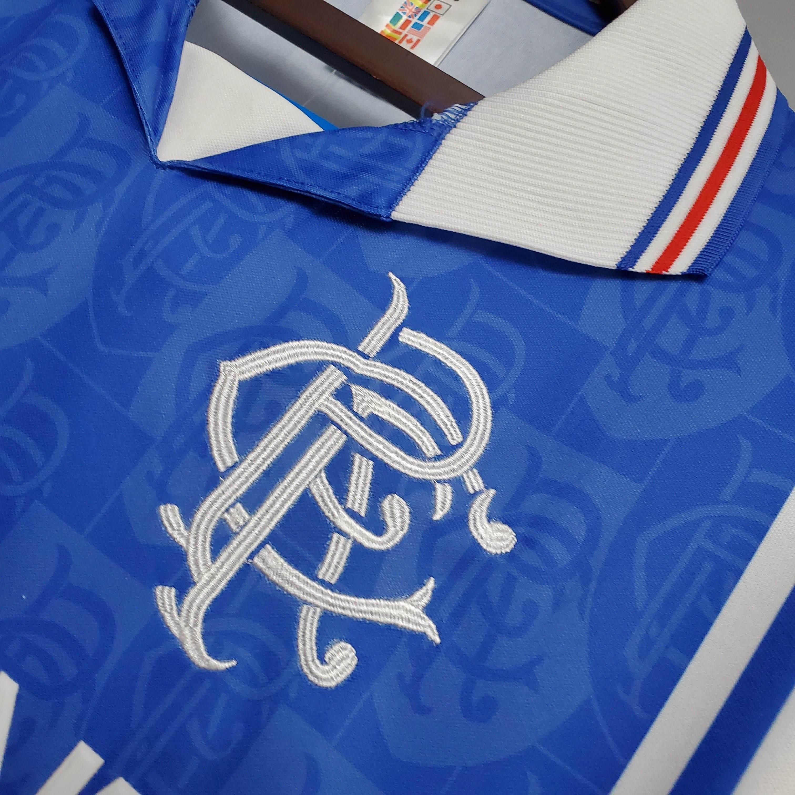 CAMISETA RANGERS I 96/97 HOMBRE (RETRO) - ZonaCamisetas
