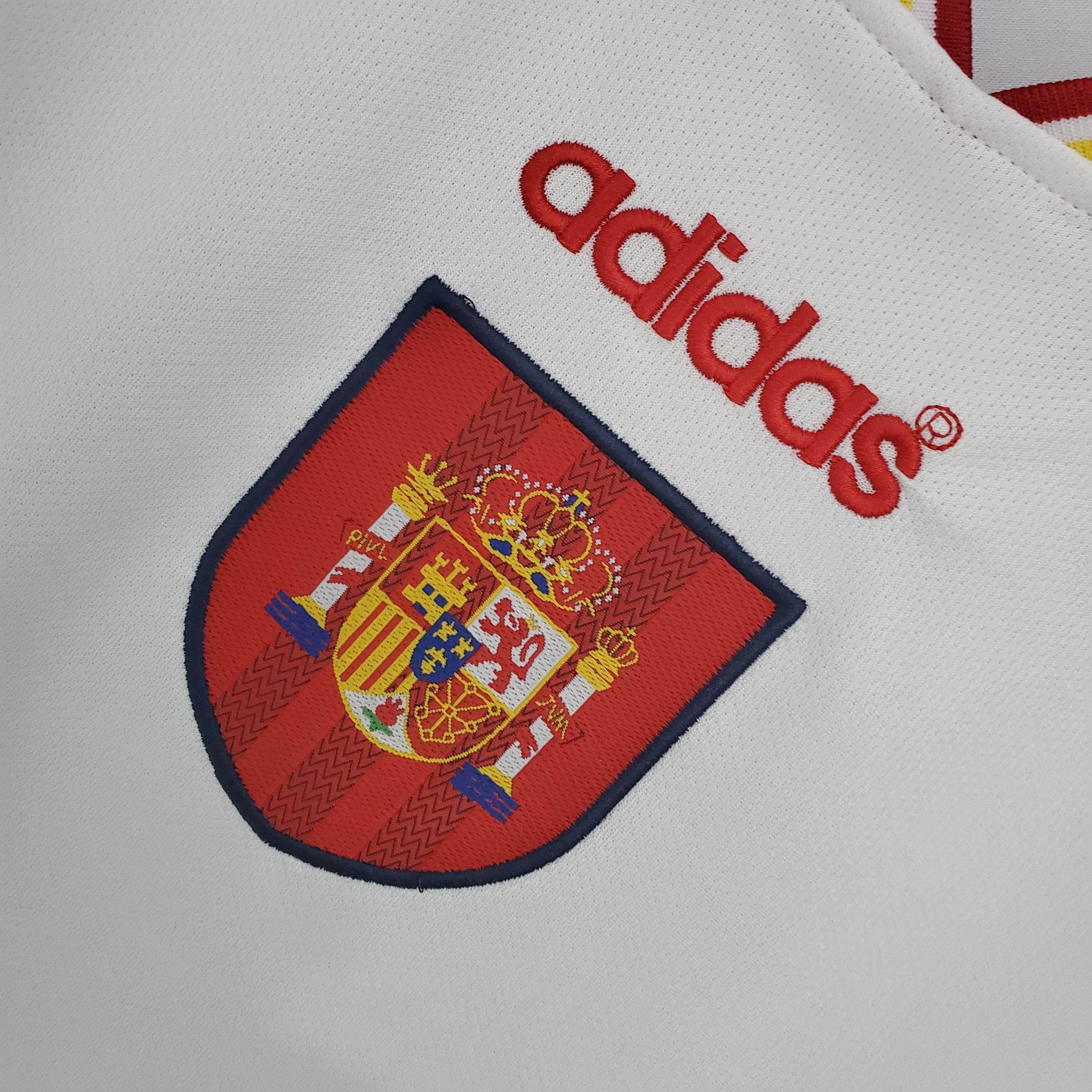 CAMISETA ESPAÑA lI 1996 HOMBRE (RETRO) - ZonaCamisetas