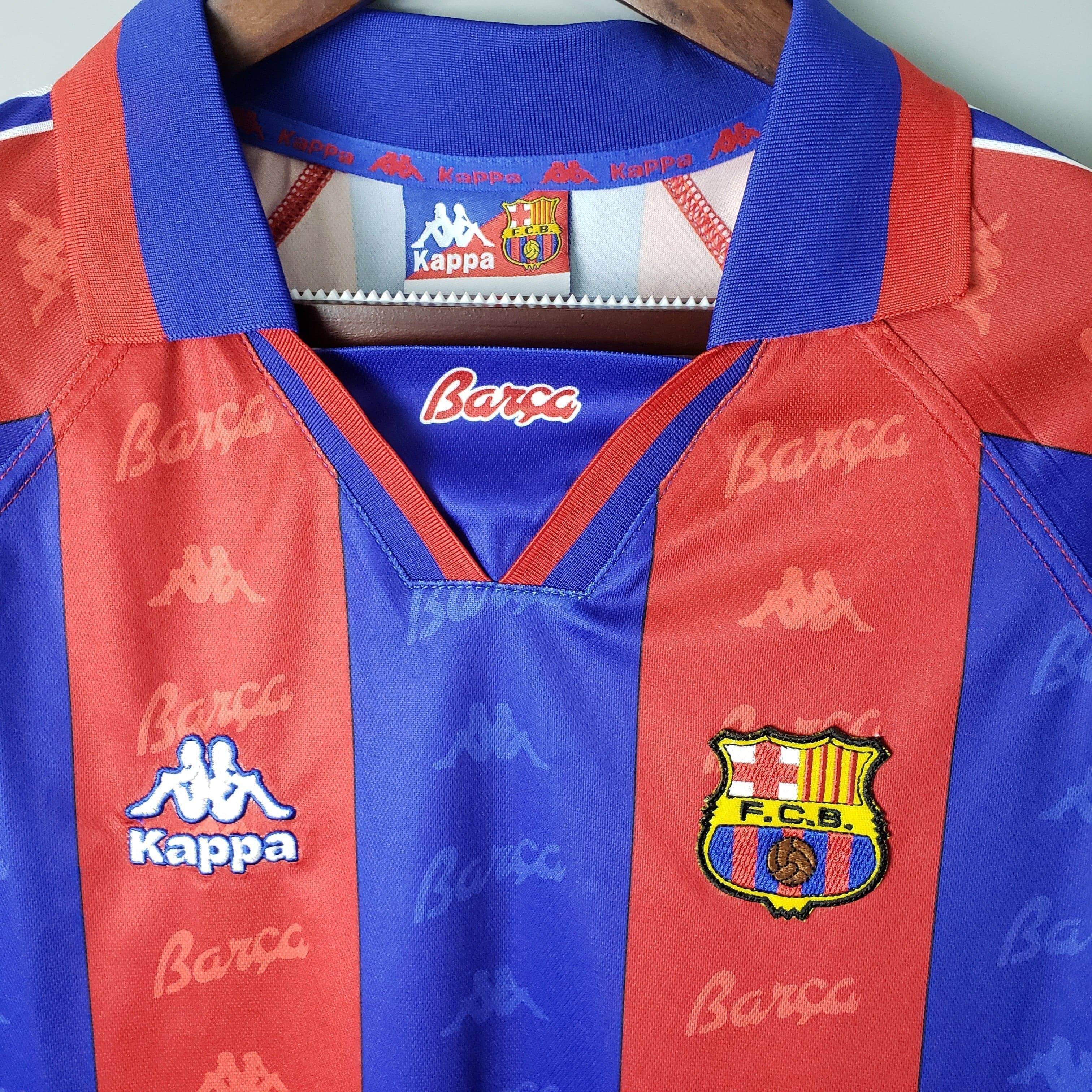 CAMISETA BARCELONA I 96/97 HOMBRE (RETRO) - ZonaCamisetas