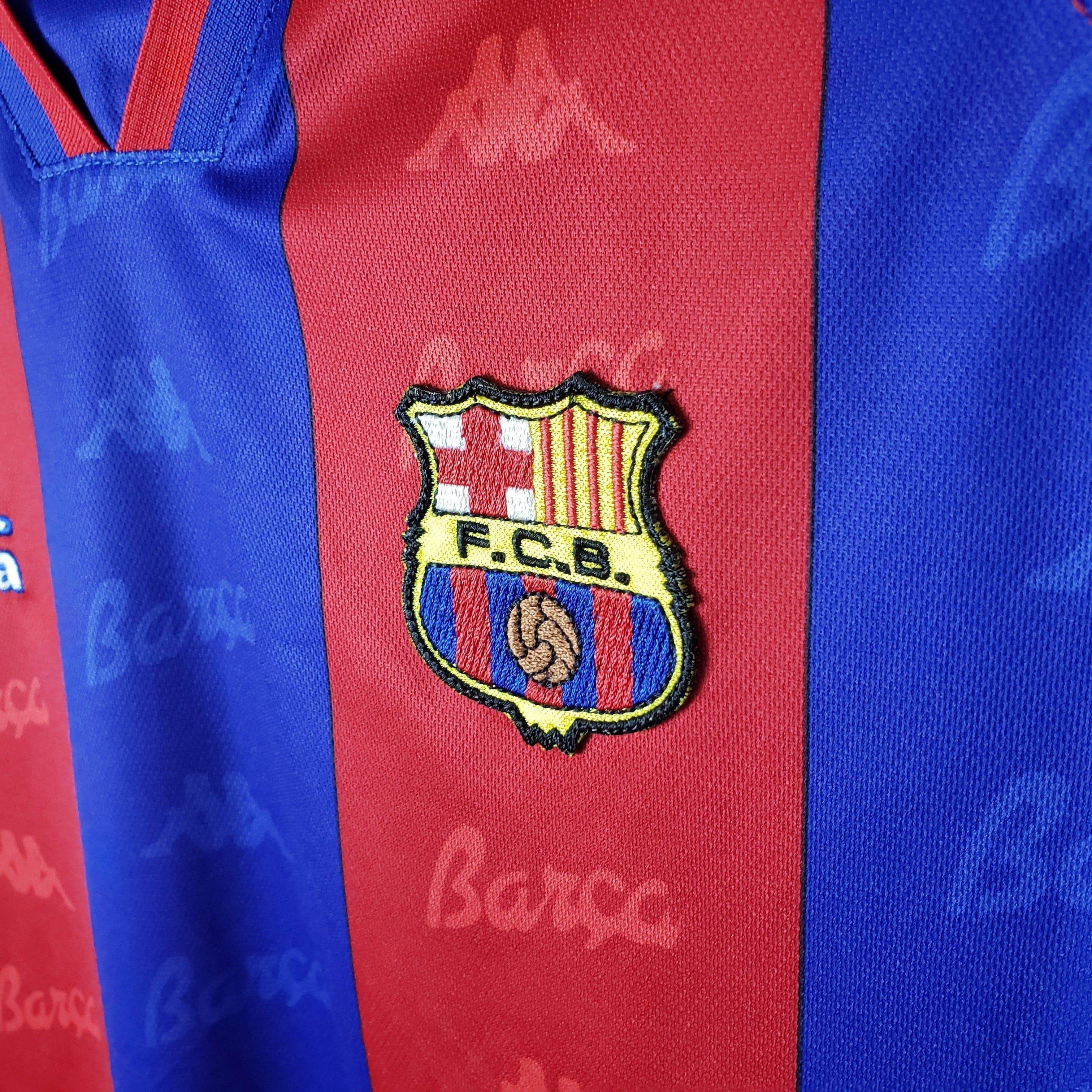 CAMISETA BARCELONA I 96/97 HOMBRE (RETRO) - ZonaCamisetas