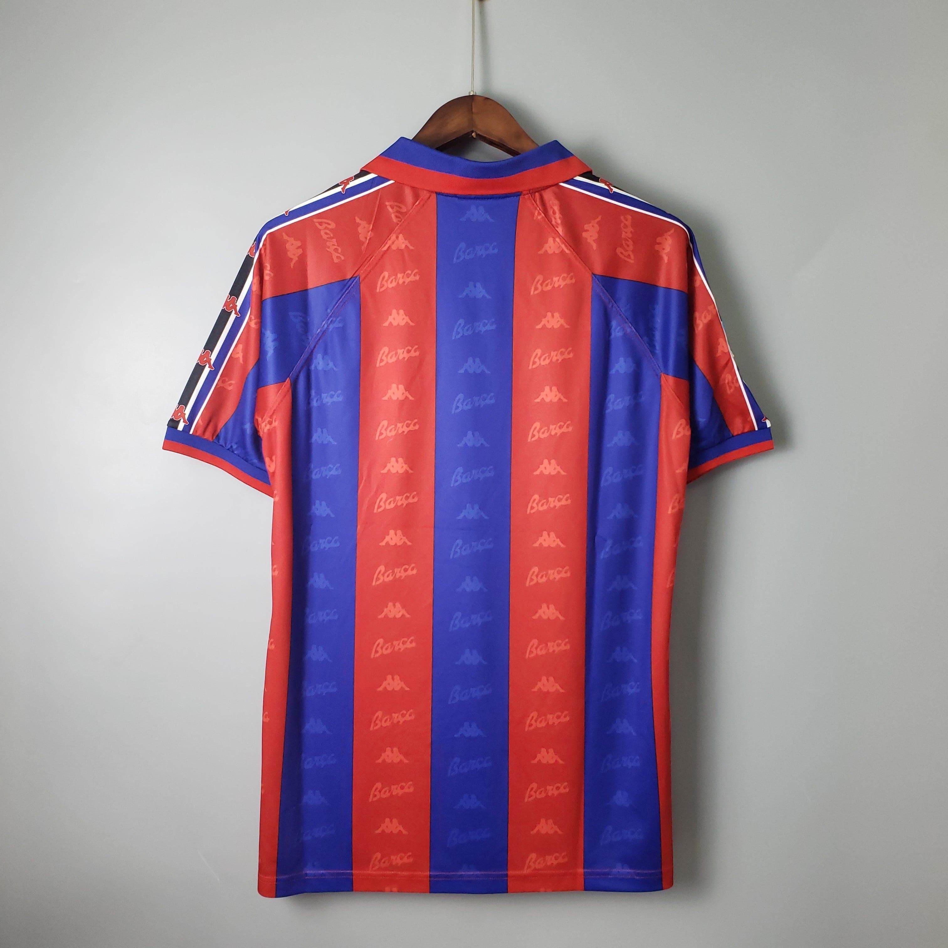 CAMISETA BARCELONA I 96/97 HOMBRE (RETRO) - ZonaCamisetas