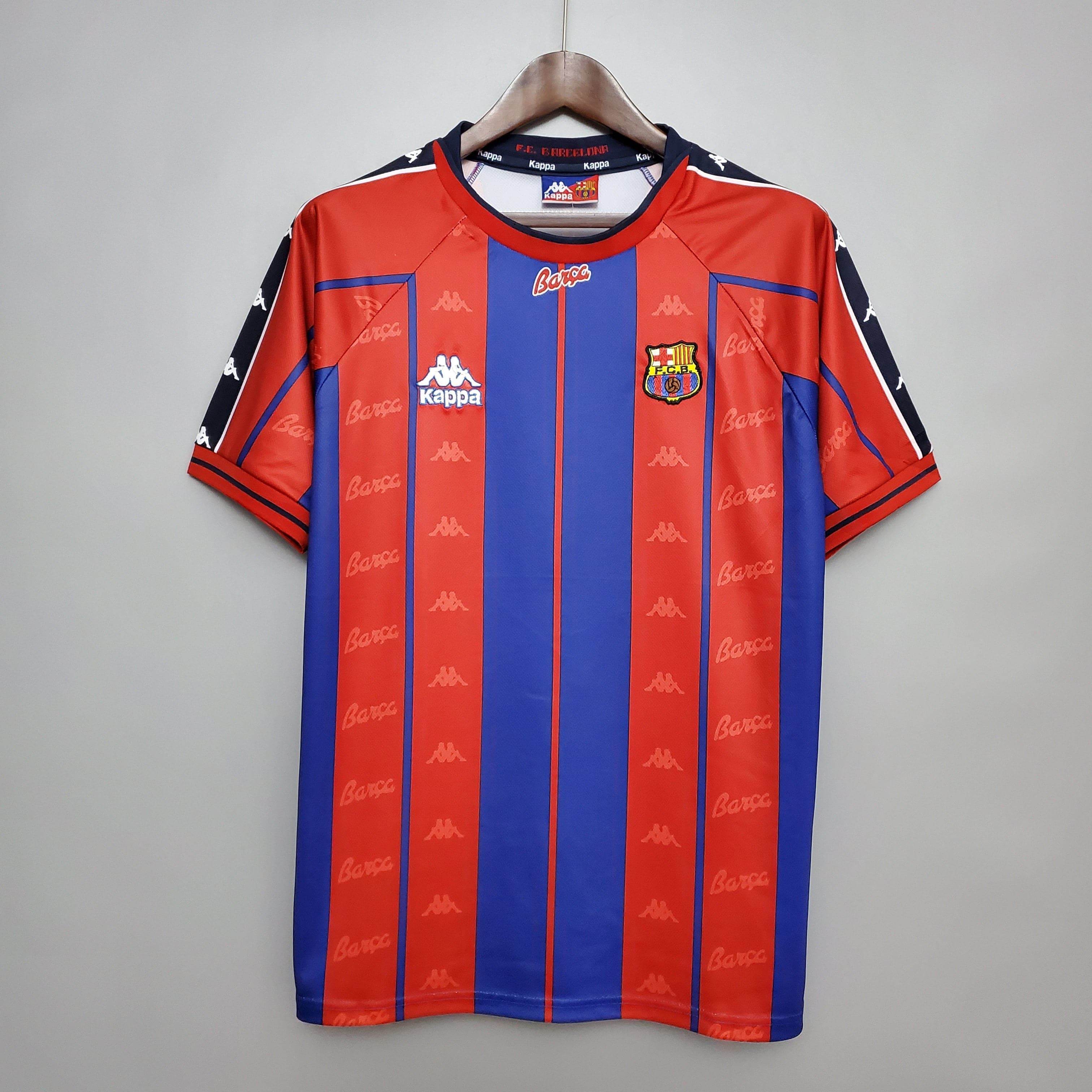 CAMISETA BARCELONA I 97/98 HOMBRE (RETRO) - ZonaCamisetas