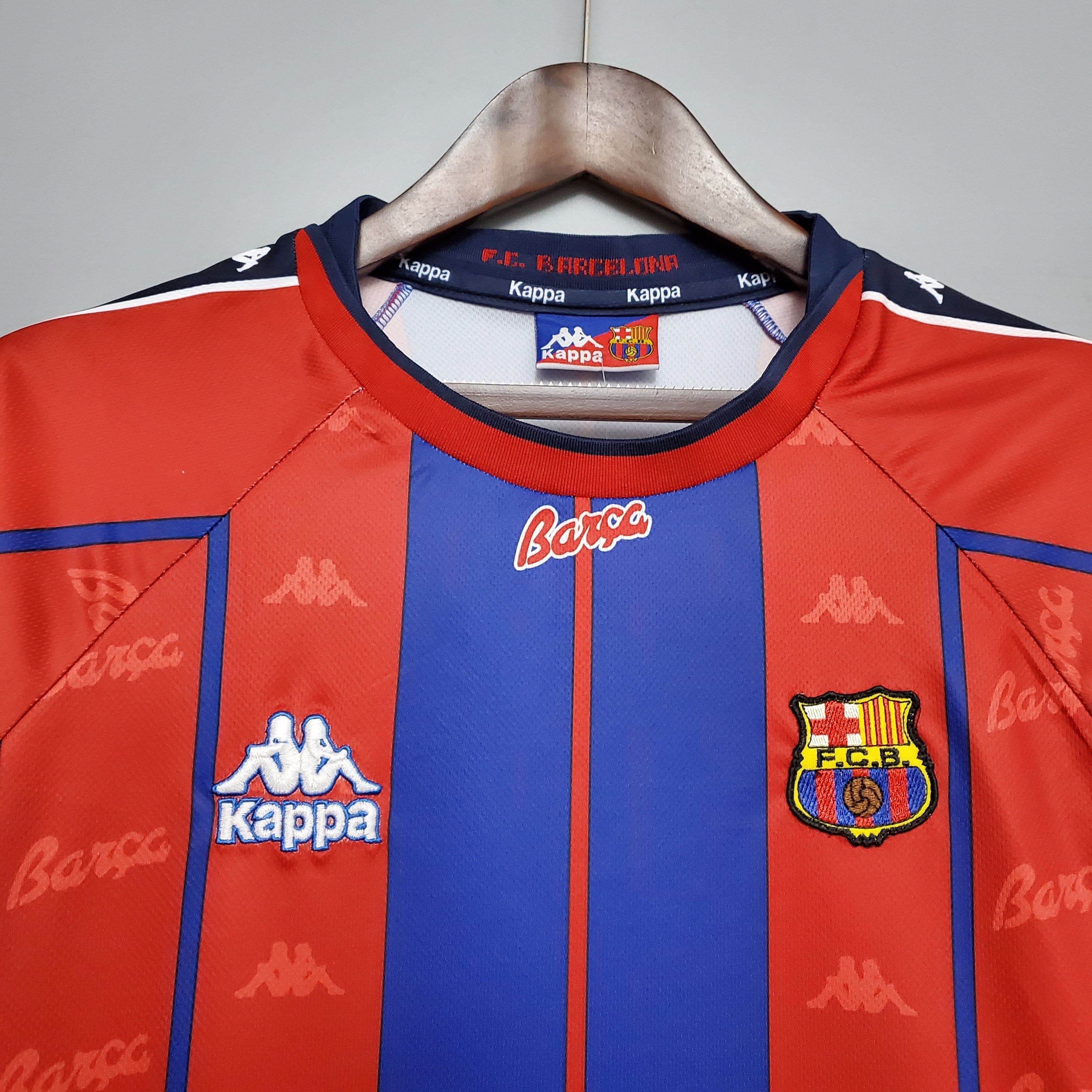 CAMISETA BARCELONA I 97/98 HOMBRE (RETRO) - ZonaCamisetas