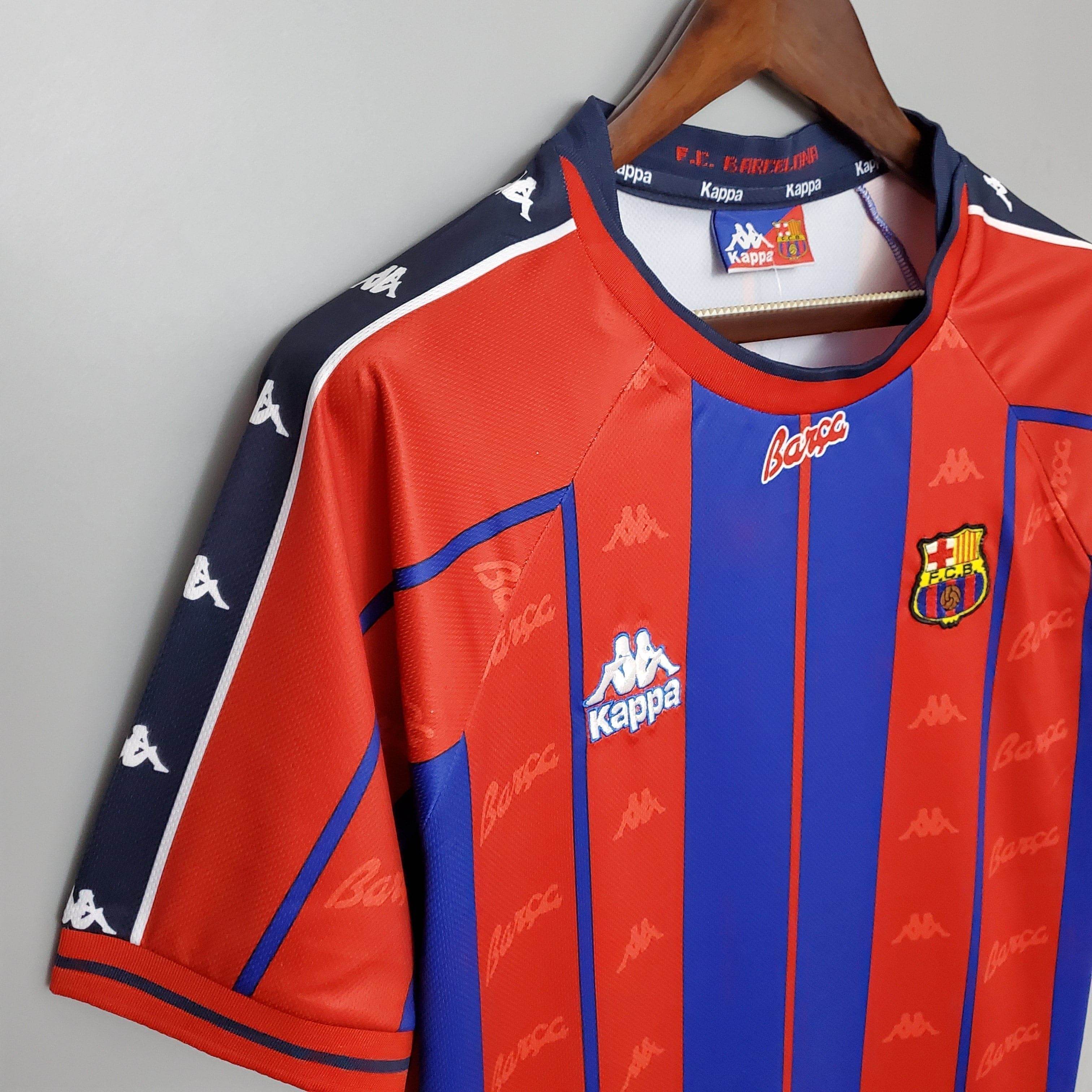 CAMISETA BARCELONA I 97/98 HOMBRE (RETRO) - ZonaCamisetas