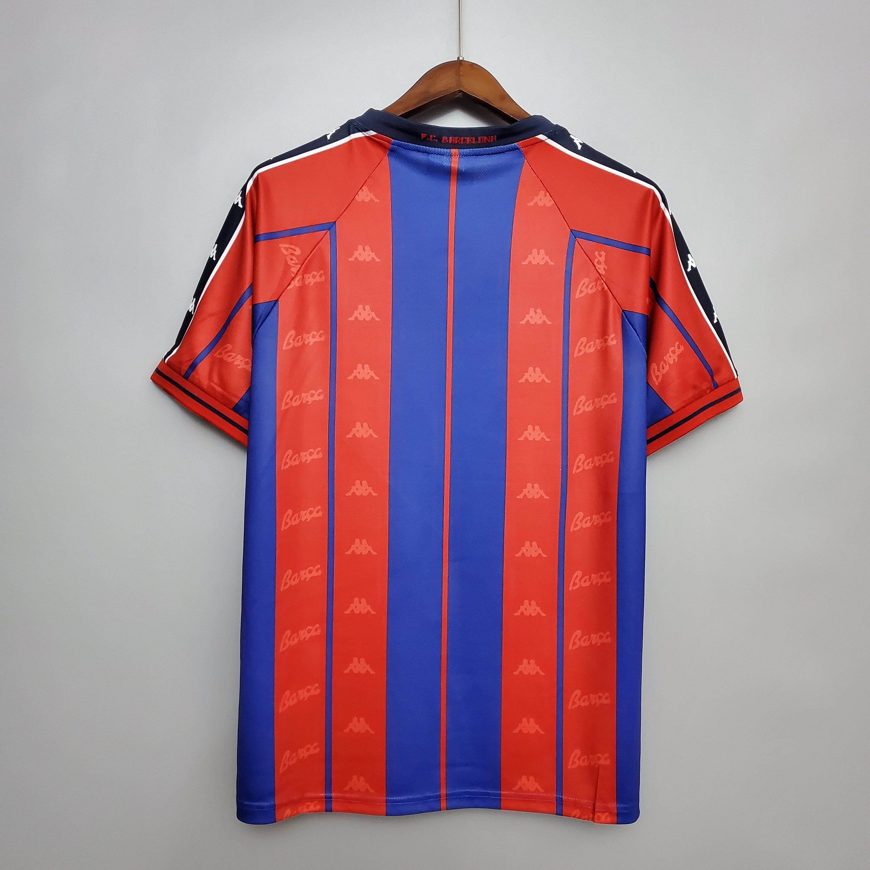 CAMISETA BARCELONA I 97/98 HOMBRE (RETRO) - ZonaCamisetas