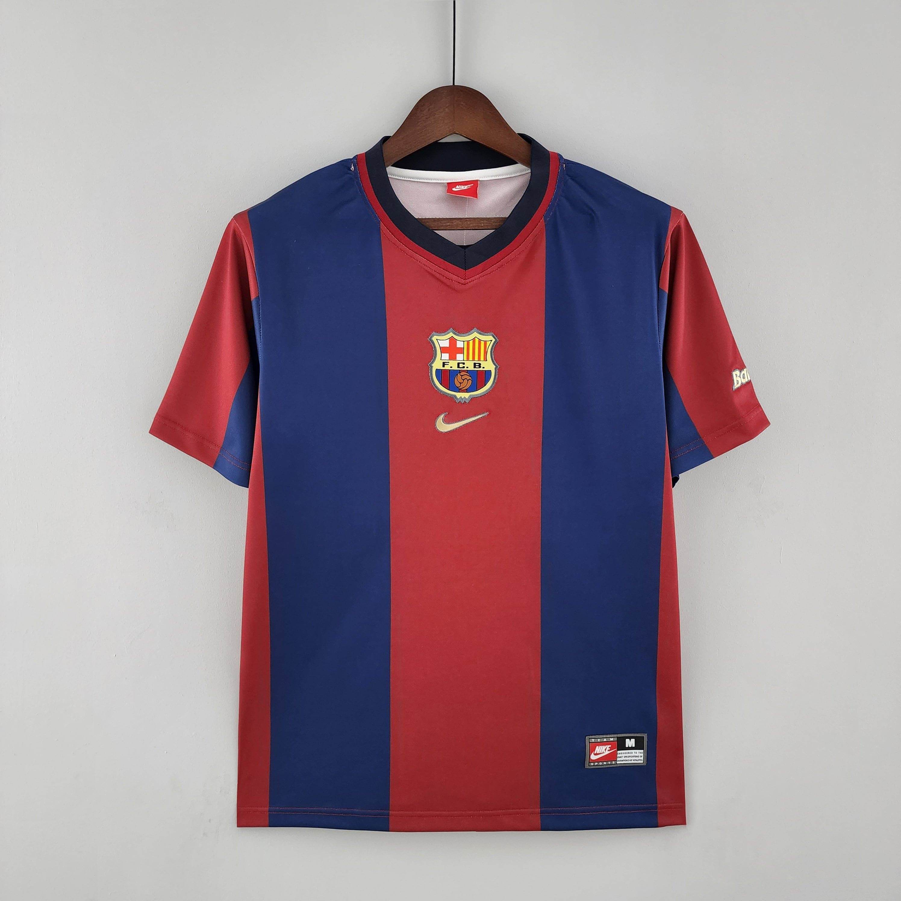 CAMISETA BARCELONA I 98/99 HOMBRE (RETRO) - ZonaCamisetas