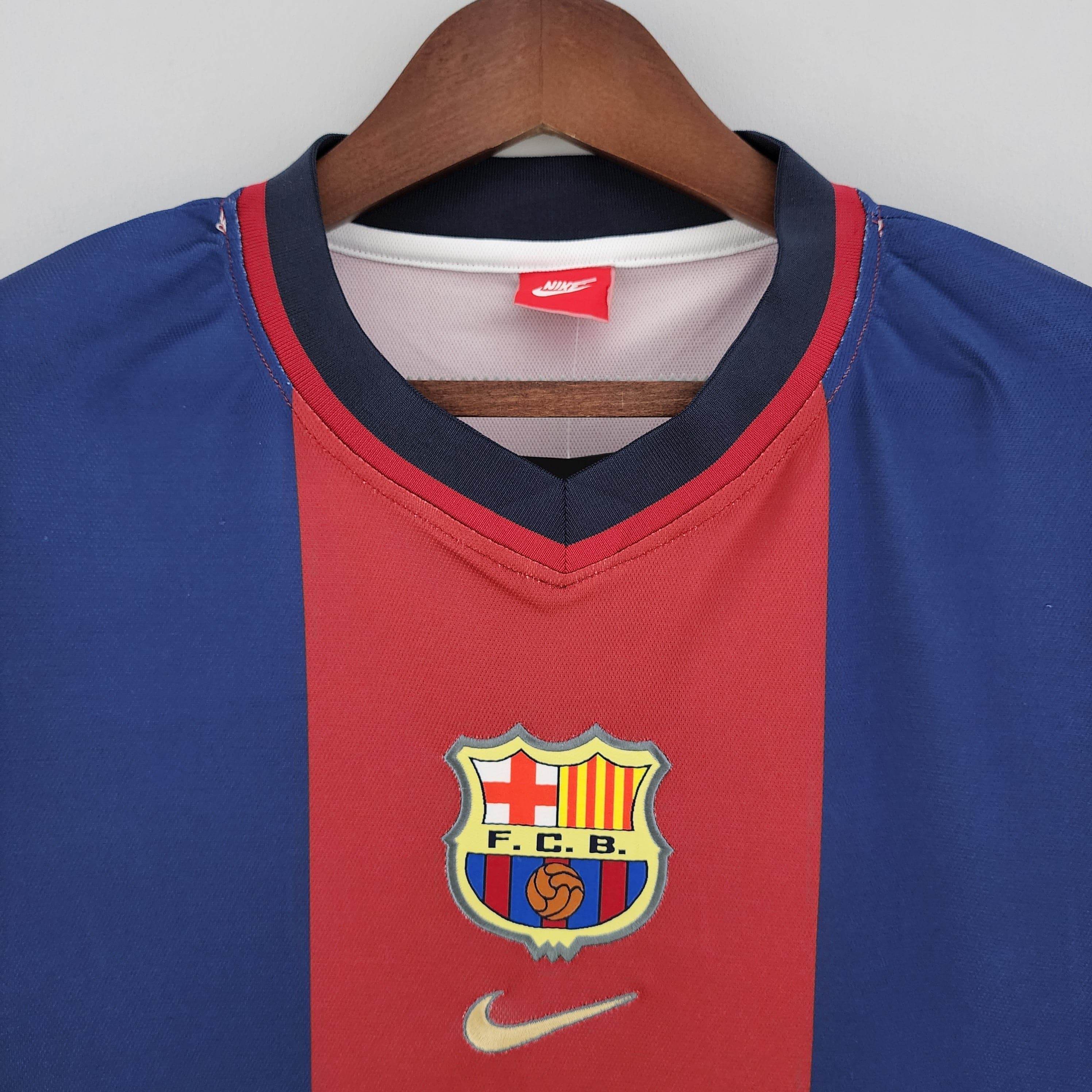 CAMISETA BARCELONA I 98/99 HOMBRE (RETRO) - ZonaCamisetas