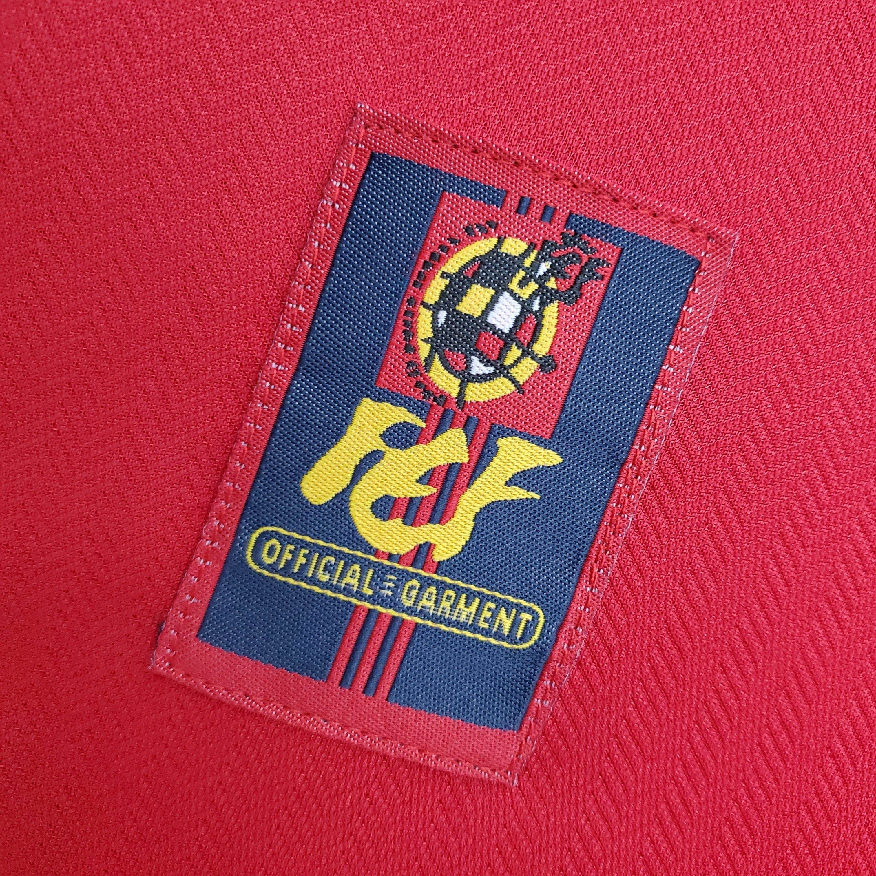 CAMISETA ESPAÑA l 1998 HOMBRE (RETRO) - ZonaCamisetas