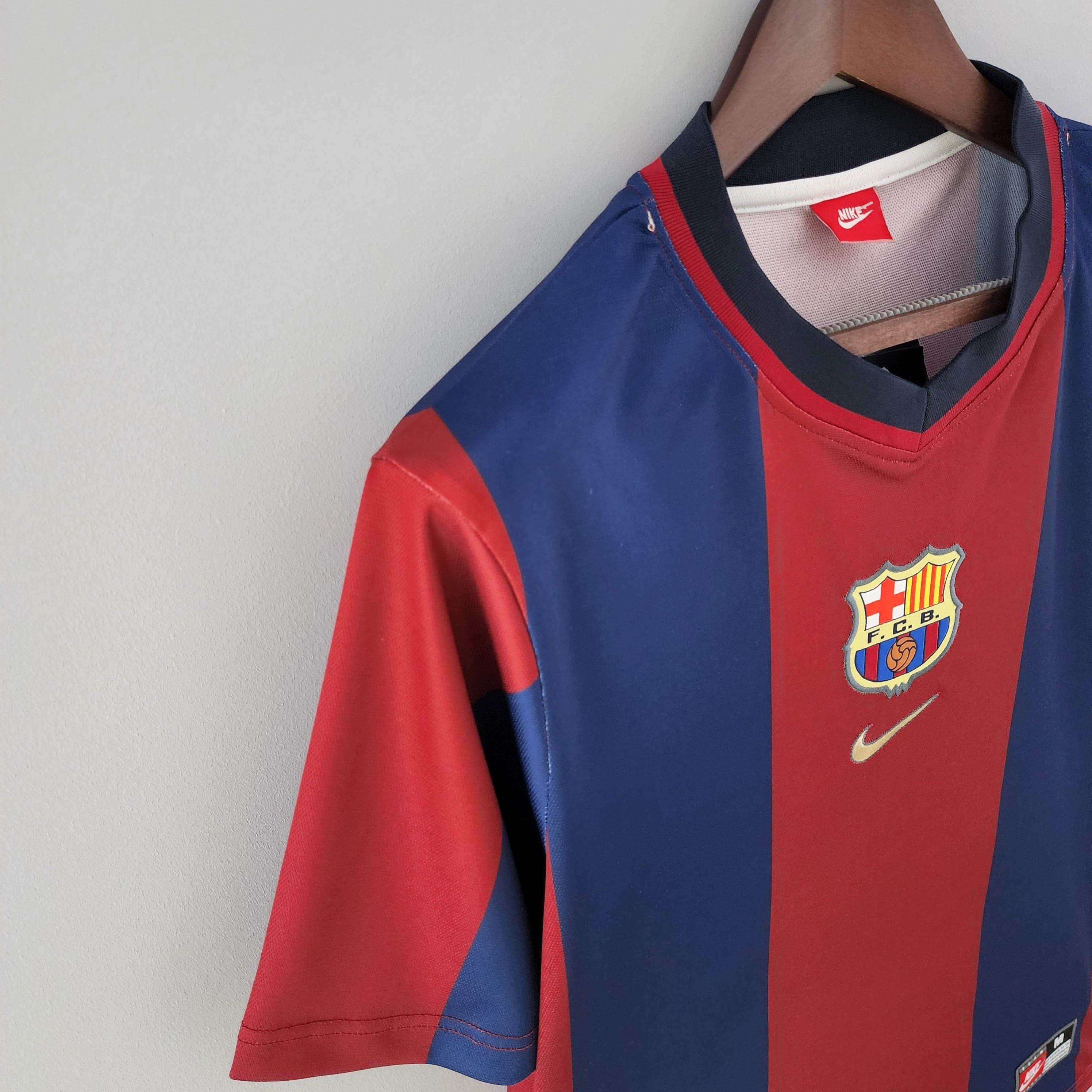 CAMISETA BARCELONA I 98/99 HOMBRE (RETRO) - ZonaCamisetas