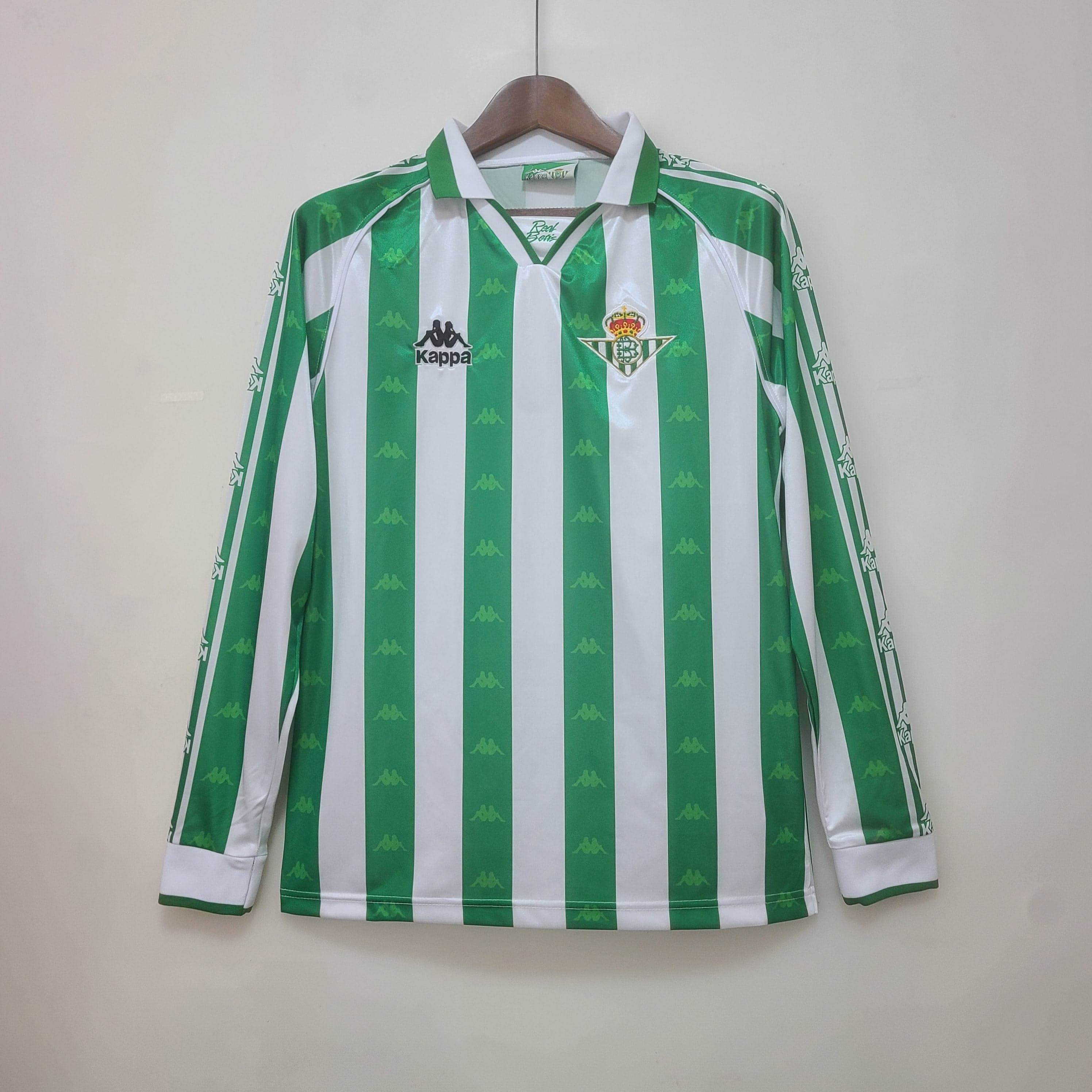 CAMISETA REAL BETIS I 95/97 HOMBRE (RETRO) MANGA LARGA - ZonaCamisetas