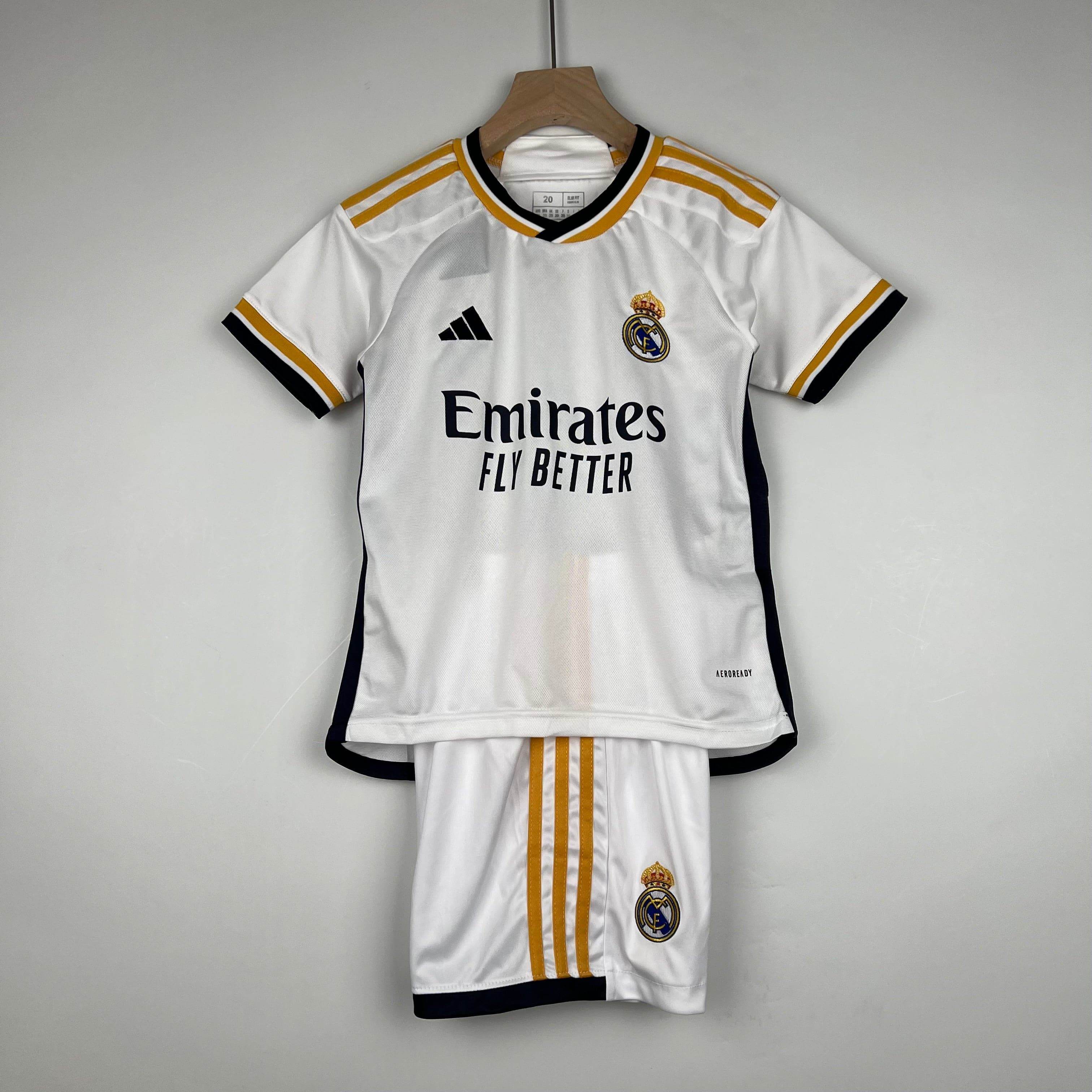 CAMISETA REAL MADRID I 23/24 CONJUNTO INFANTIL - ZonaCamisetas