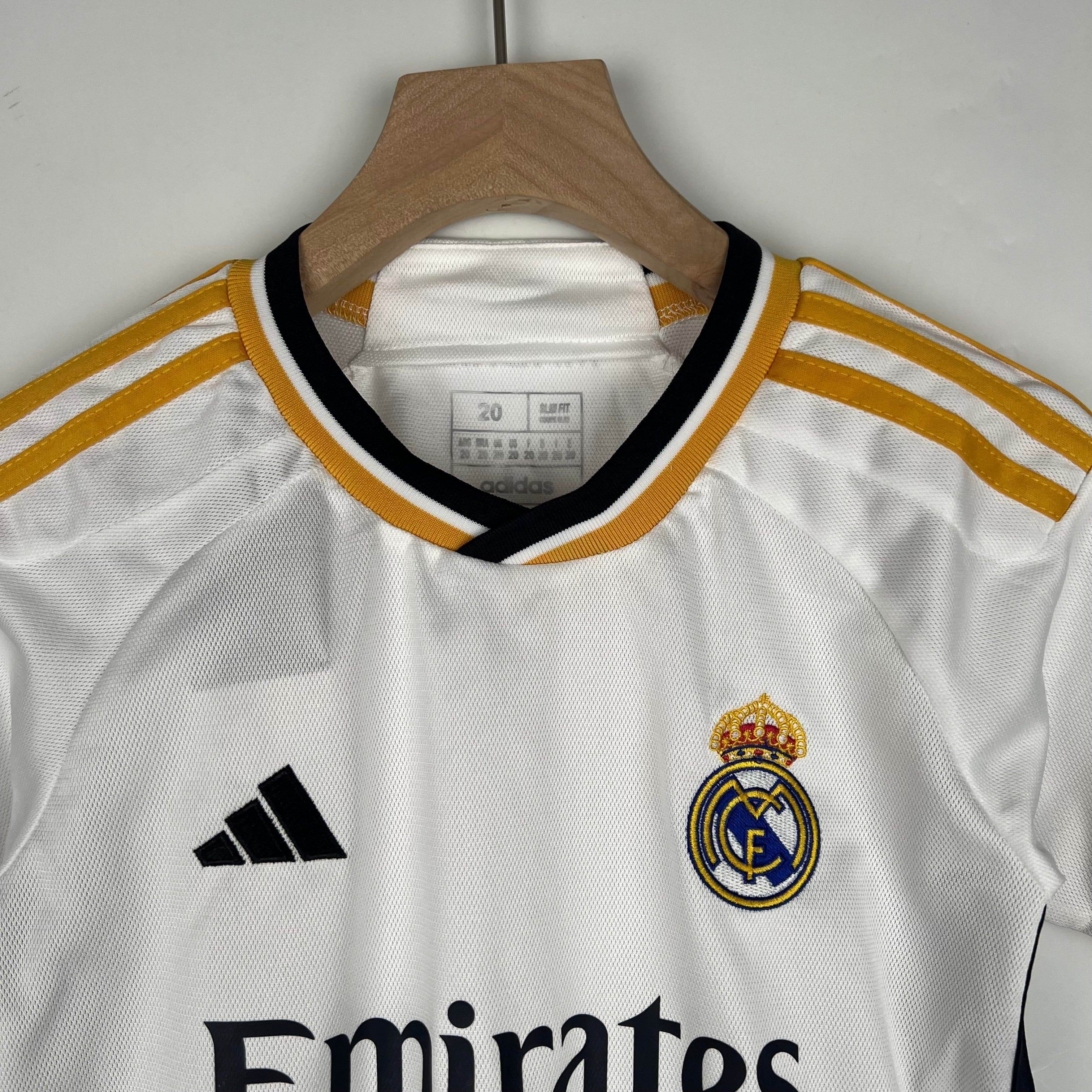 CAMISETA REAL MADRID I 23/24 CONJUNTO INFANTIL - ZonaCamisetas