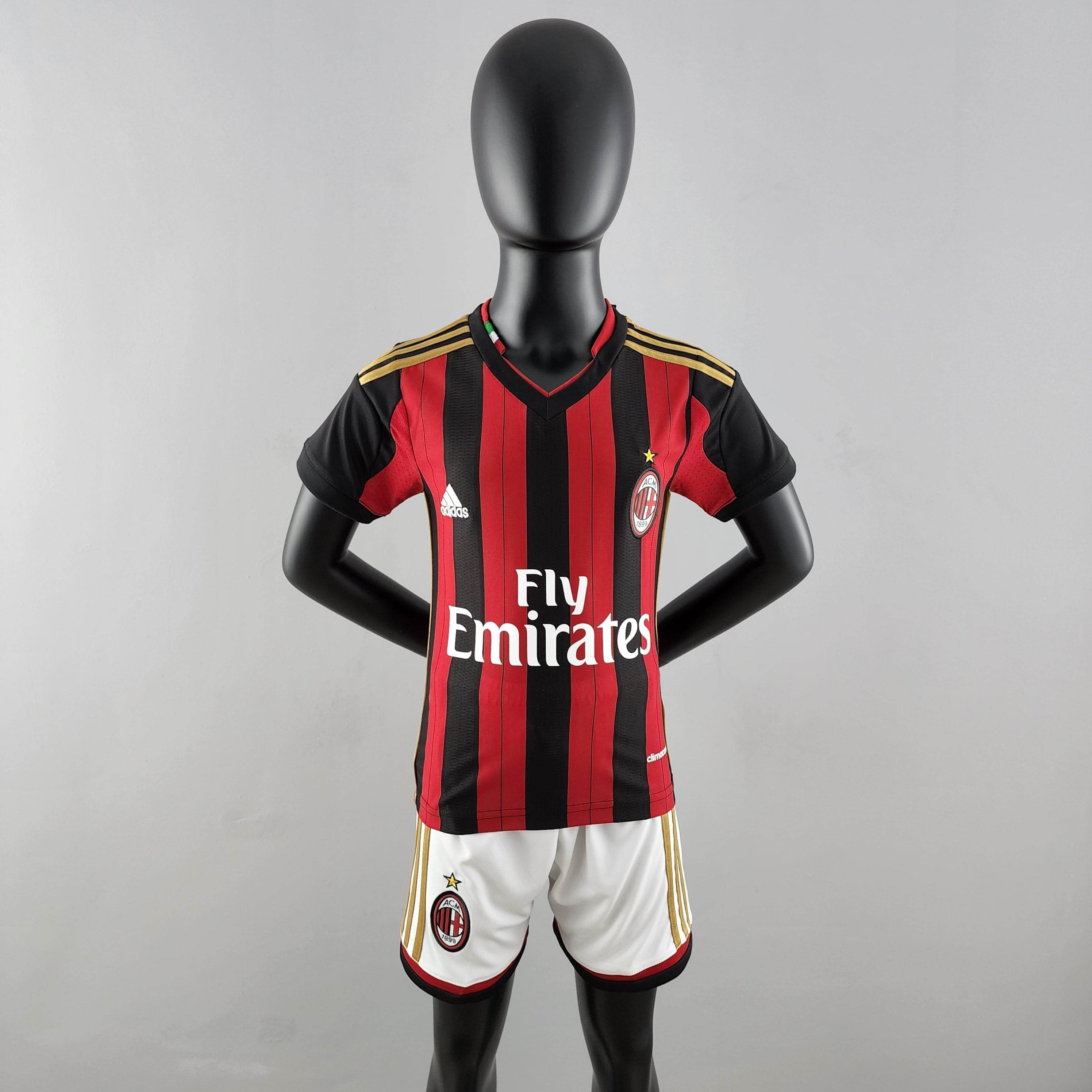 CAMISETA AC MILAN I 14/15 CONJUNTO INFANTIL - ZonaCamisetas