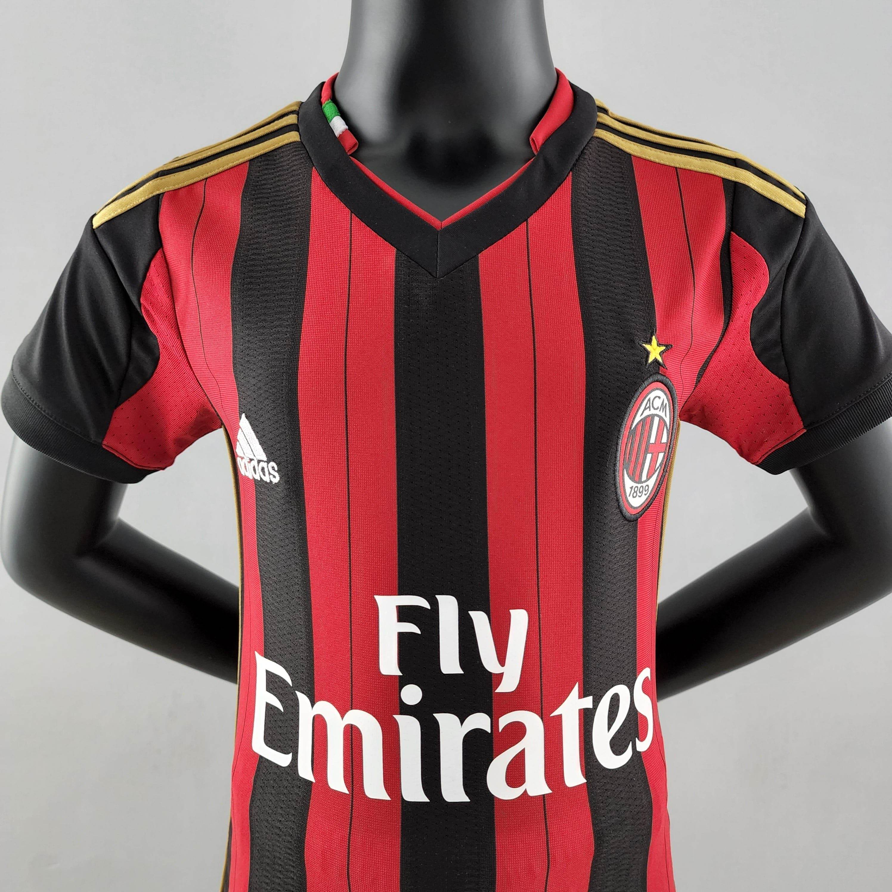 CAMISETA AC MILAN I 14/15 CONJUNTO INFANTIL - ZonaCamisetas