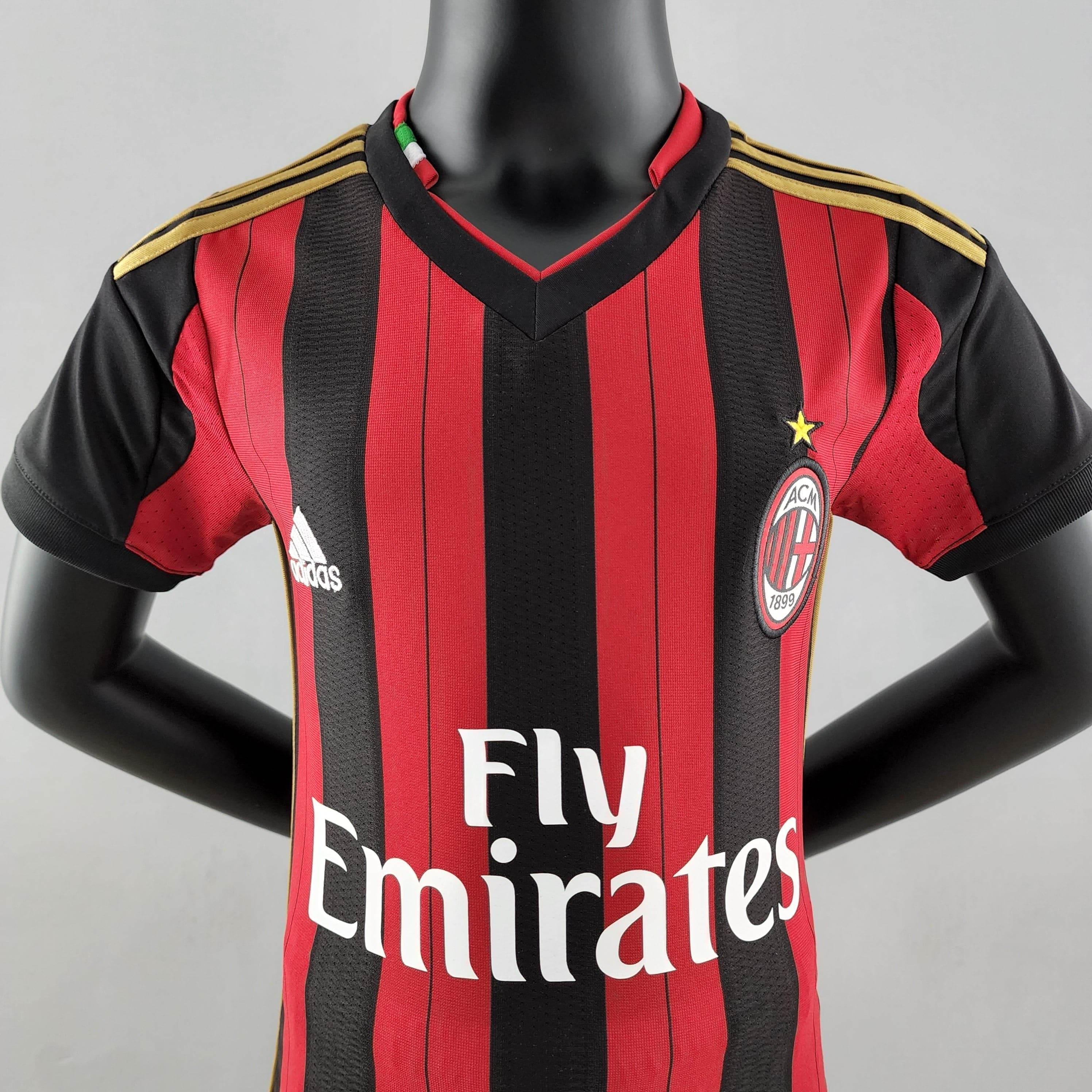 CAMISETA AC MILAN I 14/15 CONJUNTO INFANTIL - ZonaCamisetas