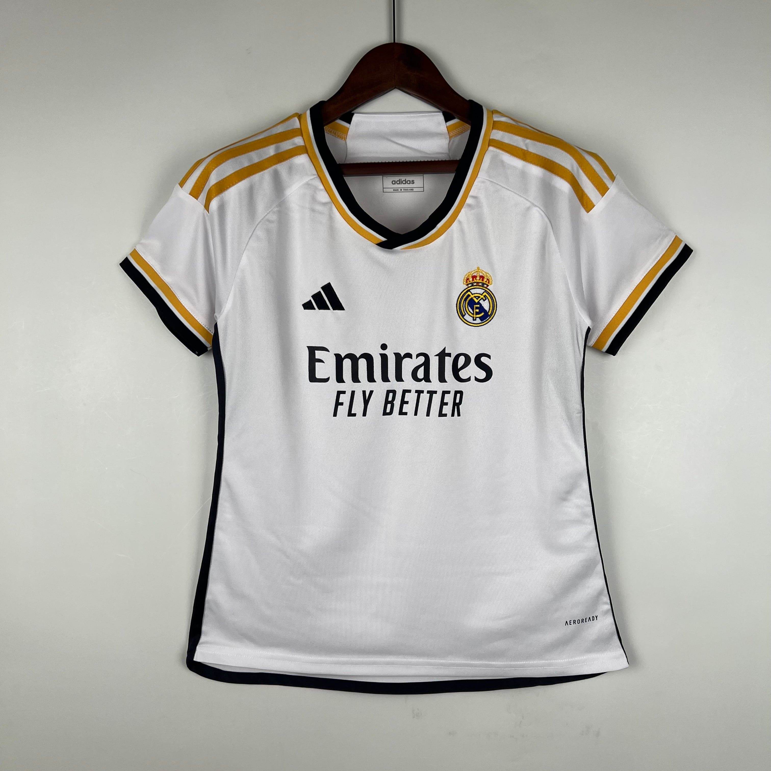 CAMISETA REAL MADRID I 23/24 MUJER (VERSIÓN FAN) - ZonaCamisetas
