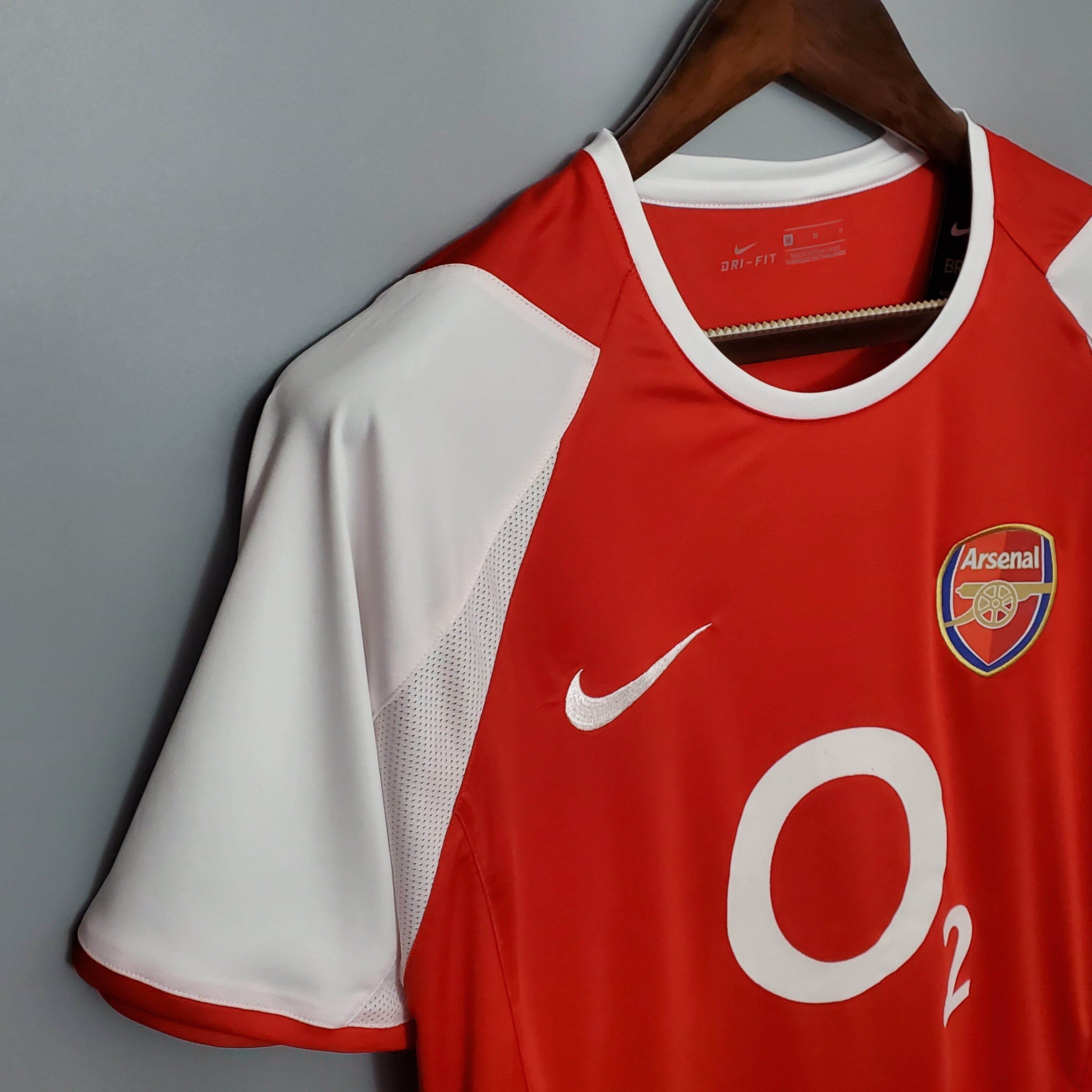 CAMISETA ARSENAL 02/04 I HOMBRE (RETRO) - ZonaCamisetas